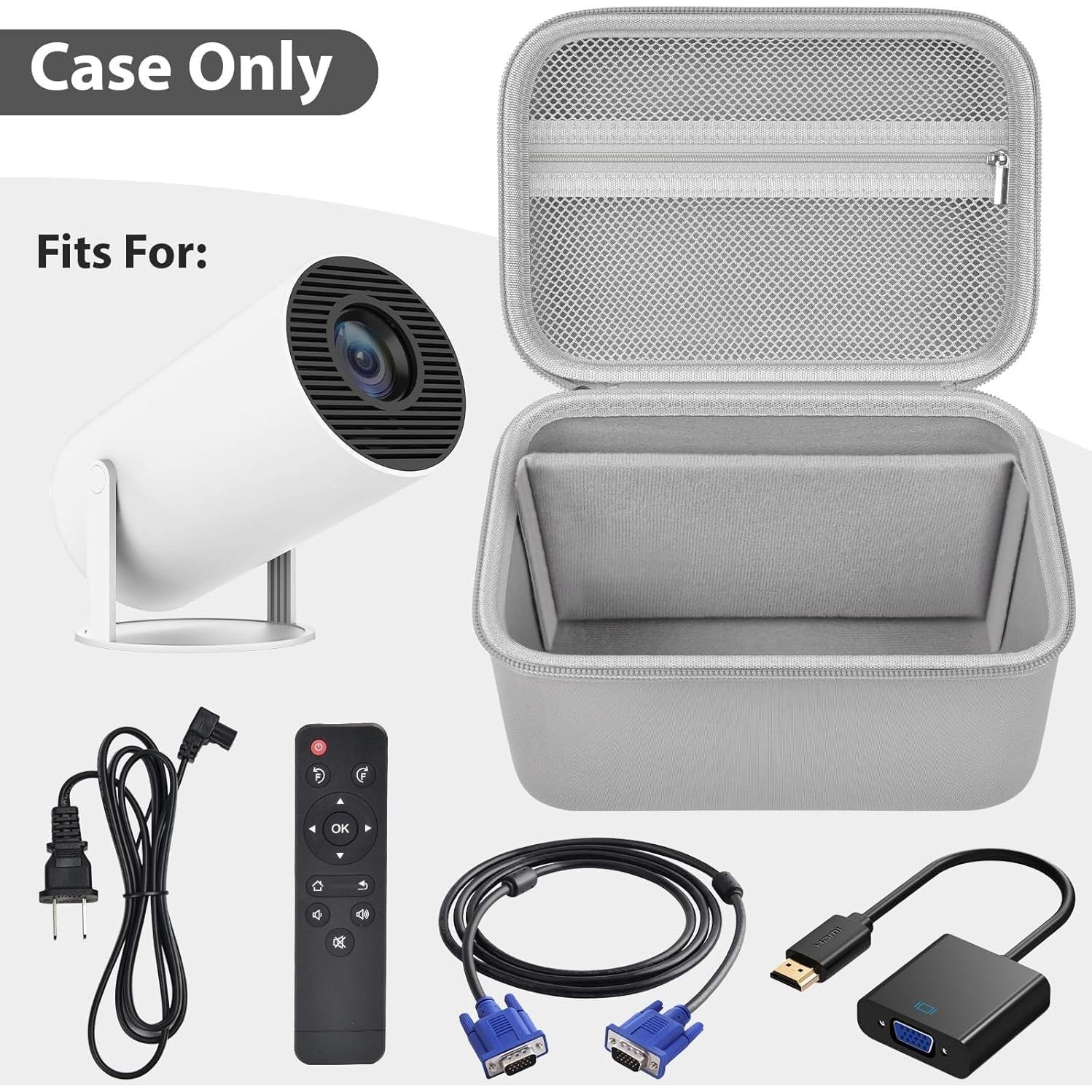 Funda de Proyector Portátil Grapsa HY300 Pro+ Gris Claro