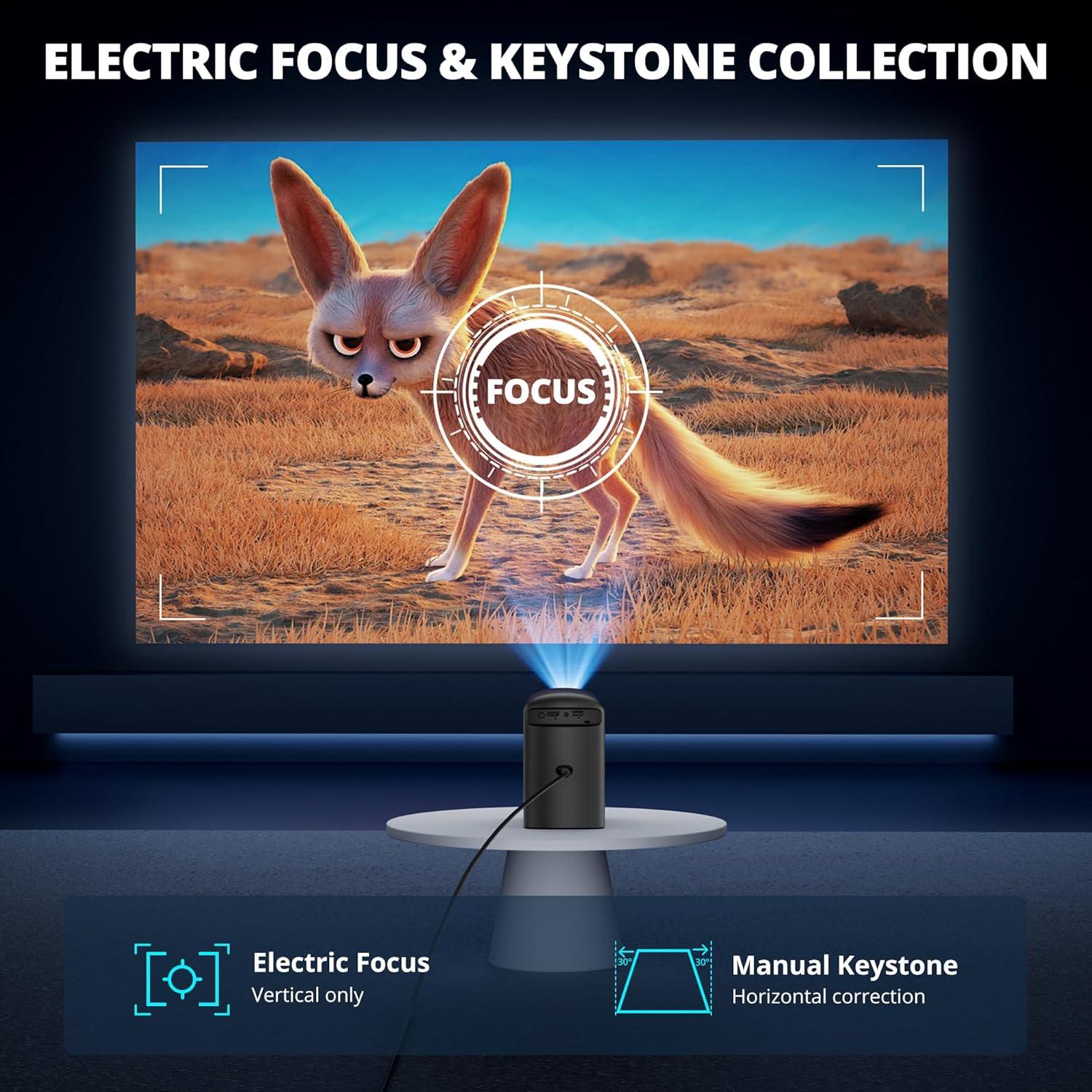 Proyector Mini Inalámbrico Dragon Touch L01 1080P 350 ANSI 4K