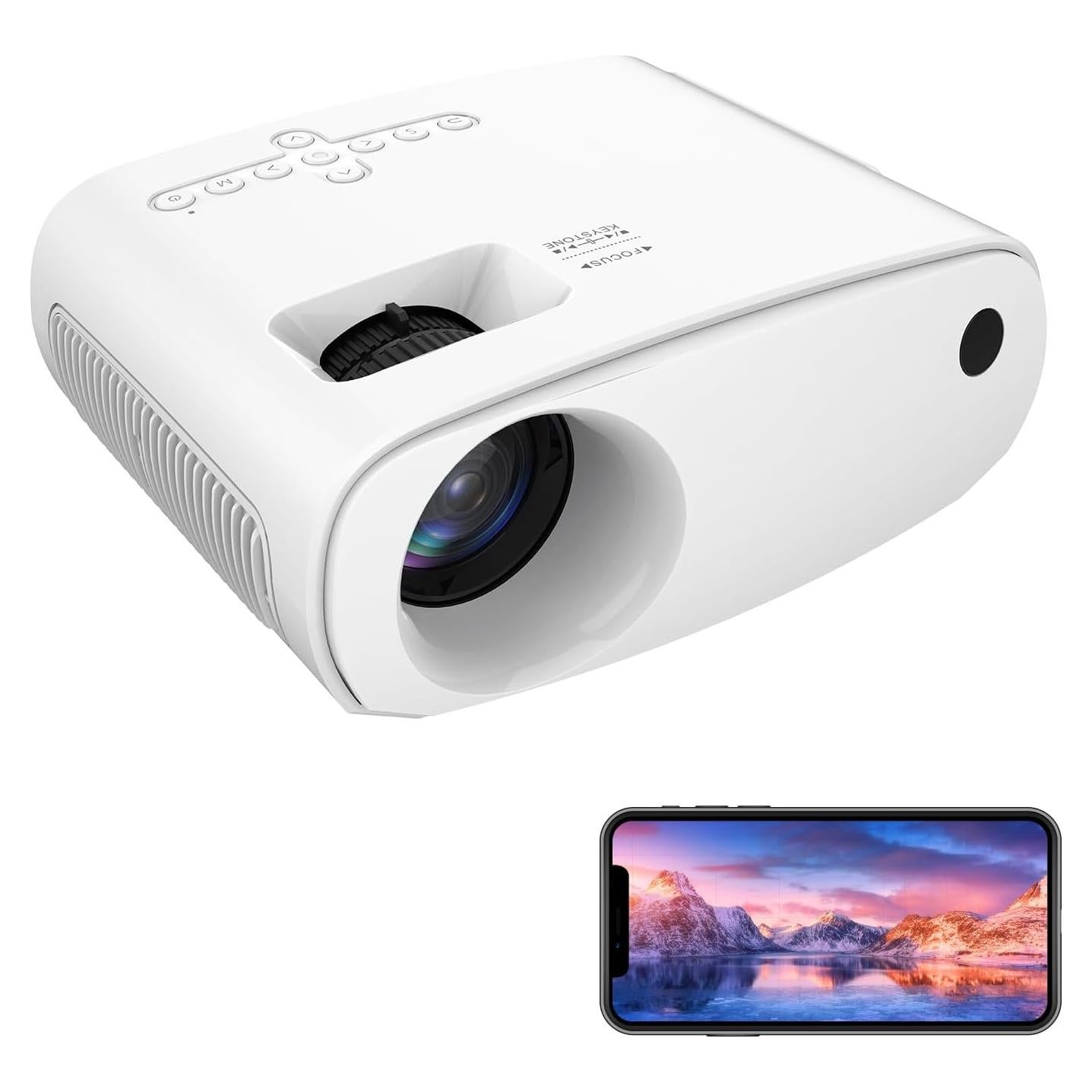 Mini Proyector Portátil Euphoricca X26 1080P Full HD Wifi Bluetooth