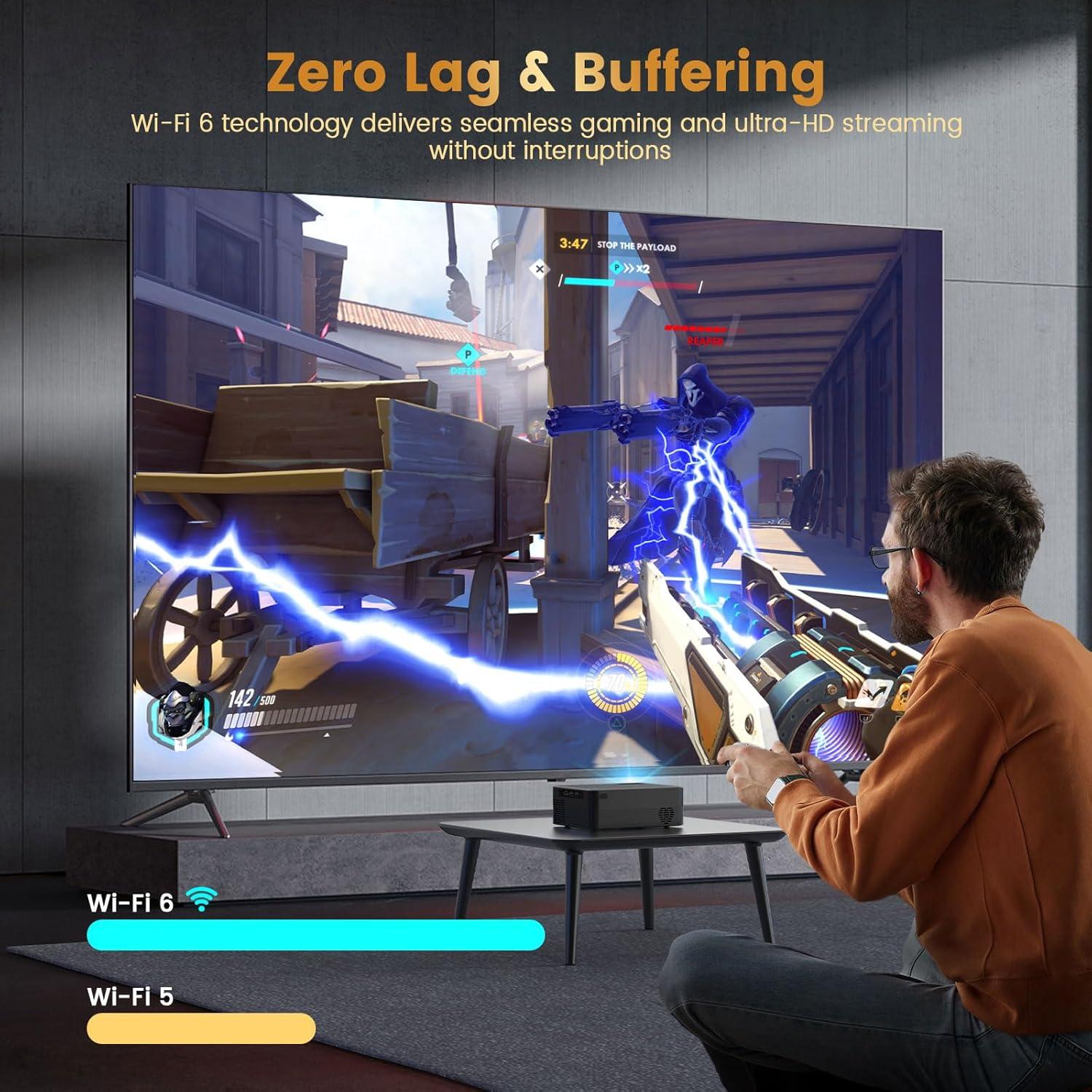 Proyector Inteligente Chicdaze H5 300 ANSI 8K Portátil