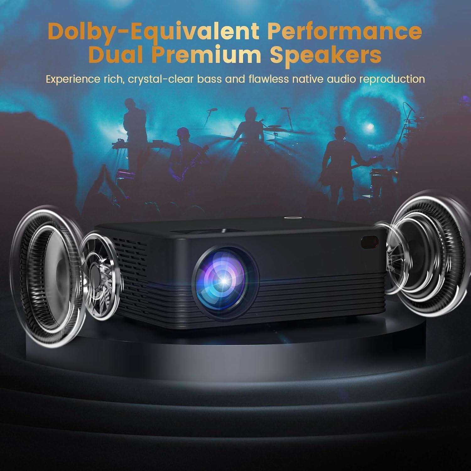 Proyector Inteligente Chicdaze H5 300 ANSI 8K Portátil