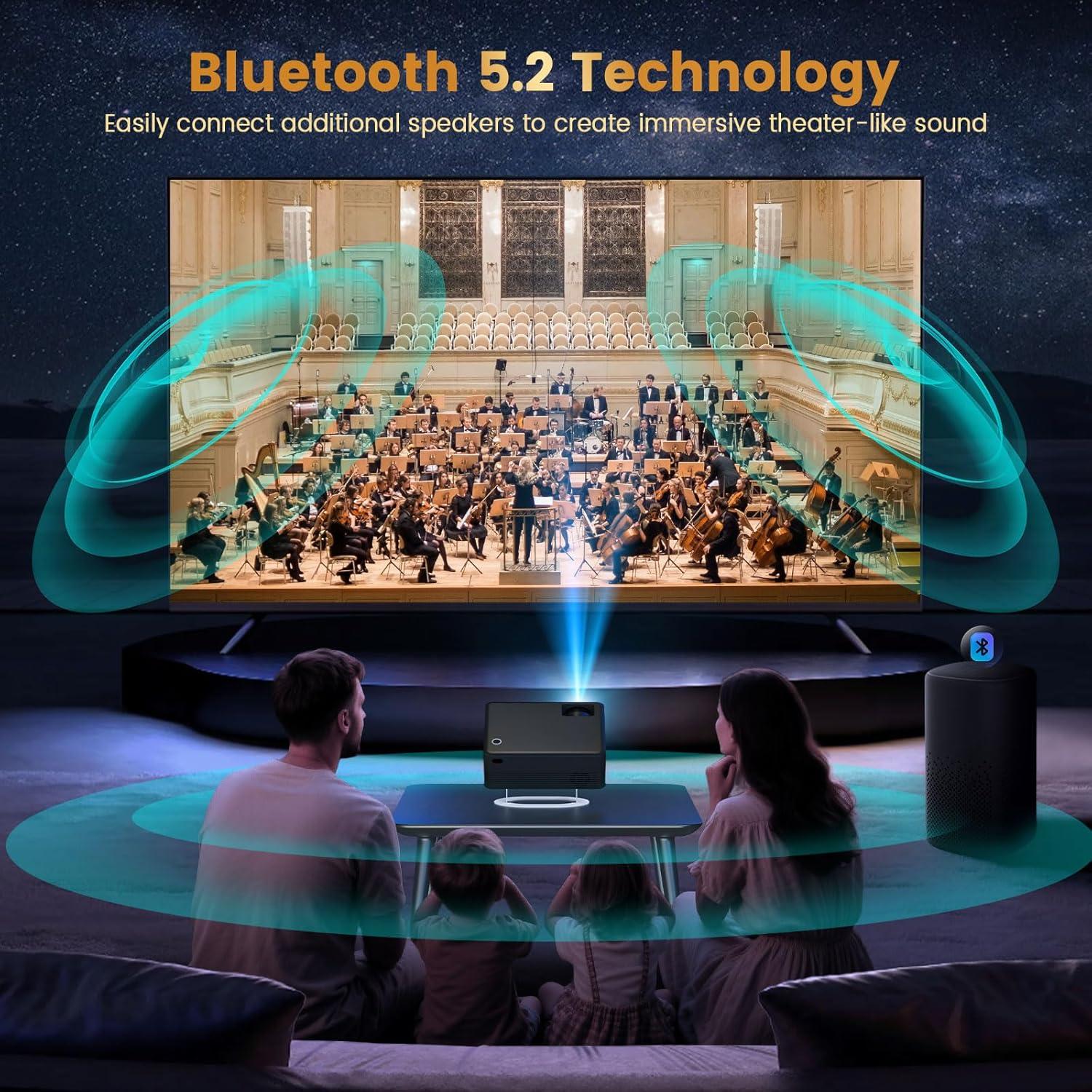 Proyector Inteligente Chicdaze H5 300 ANSI 8K Portátil