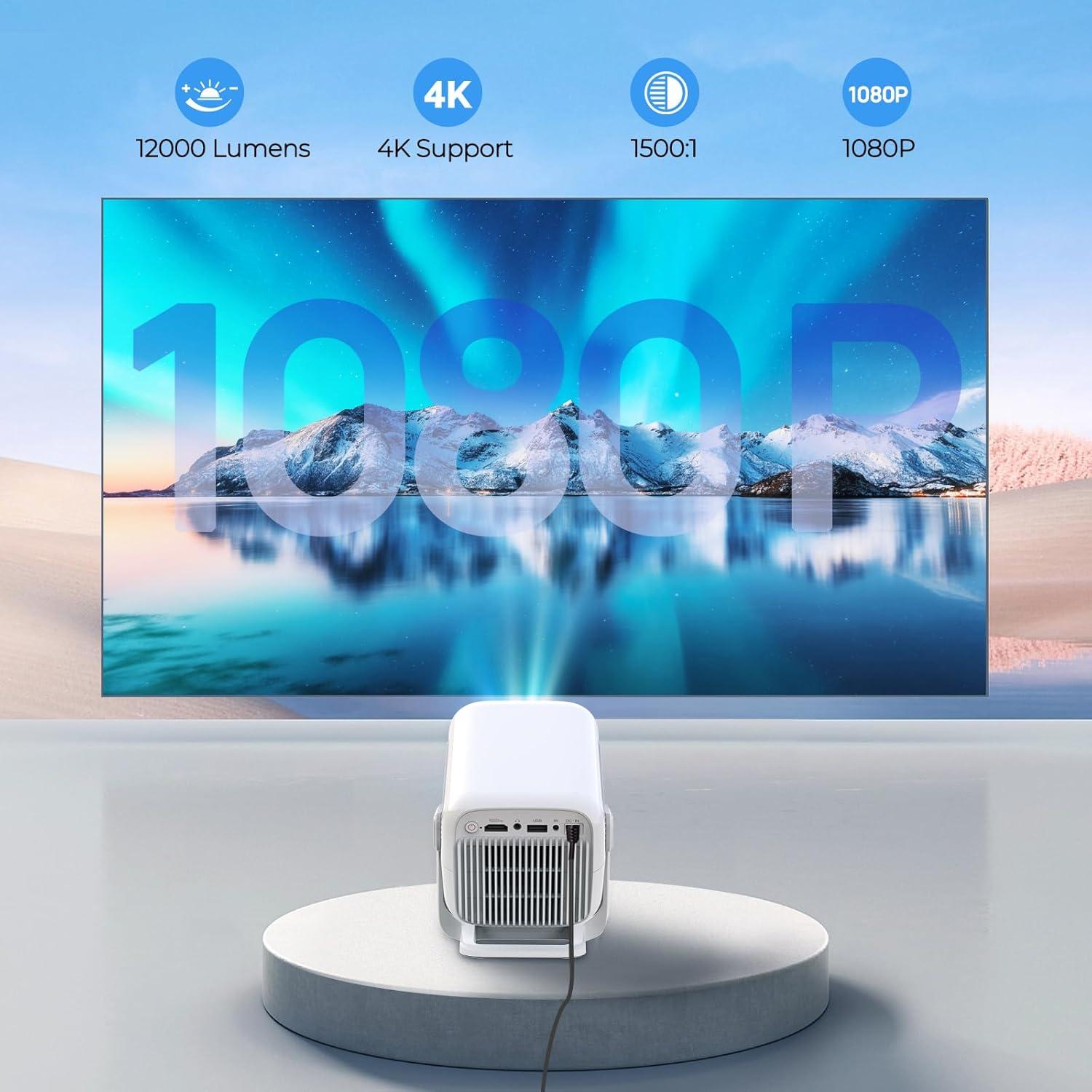 Proyector Inteligente WEMI LumeCube N300 1080P FHD WiFi 6