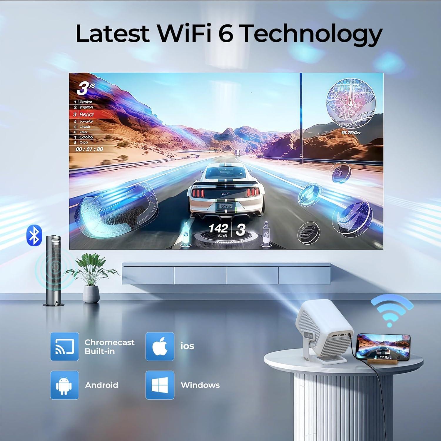 Proyector Inteligente WEMI LumeCube N300 1080P FHD WiFi 6