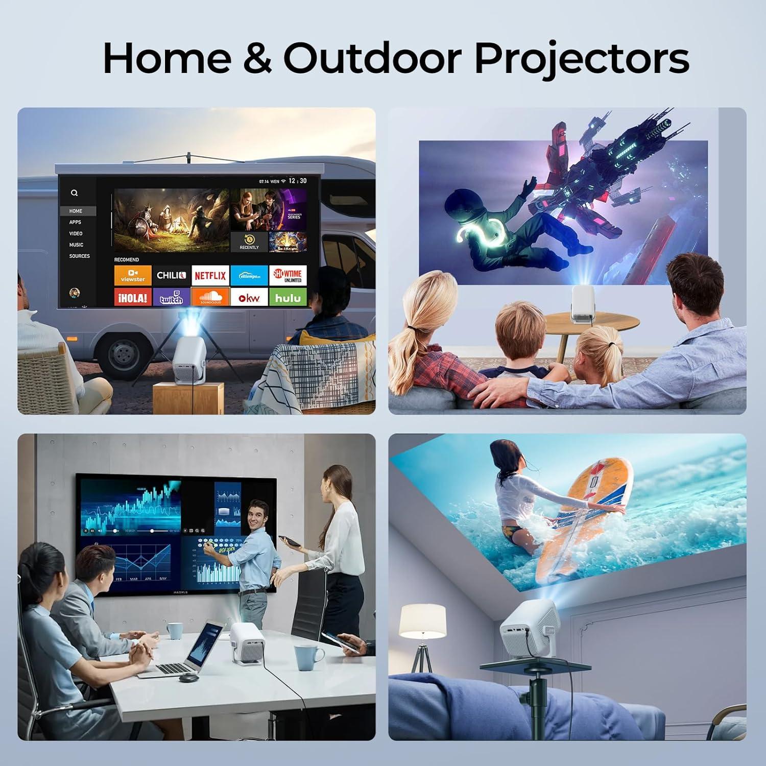 Proyector Inteligente WEMI LumeCube N300 1080P FHD WiFi 6