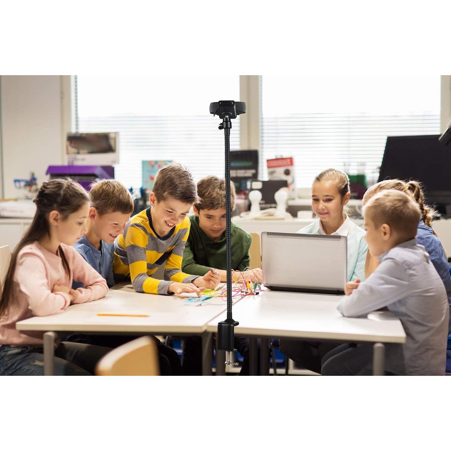 Soporte para Webcam AceTaken - Brazo Ajustable 64 cm Negro