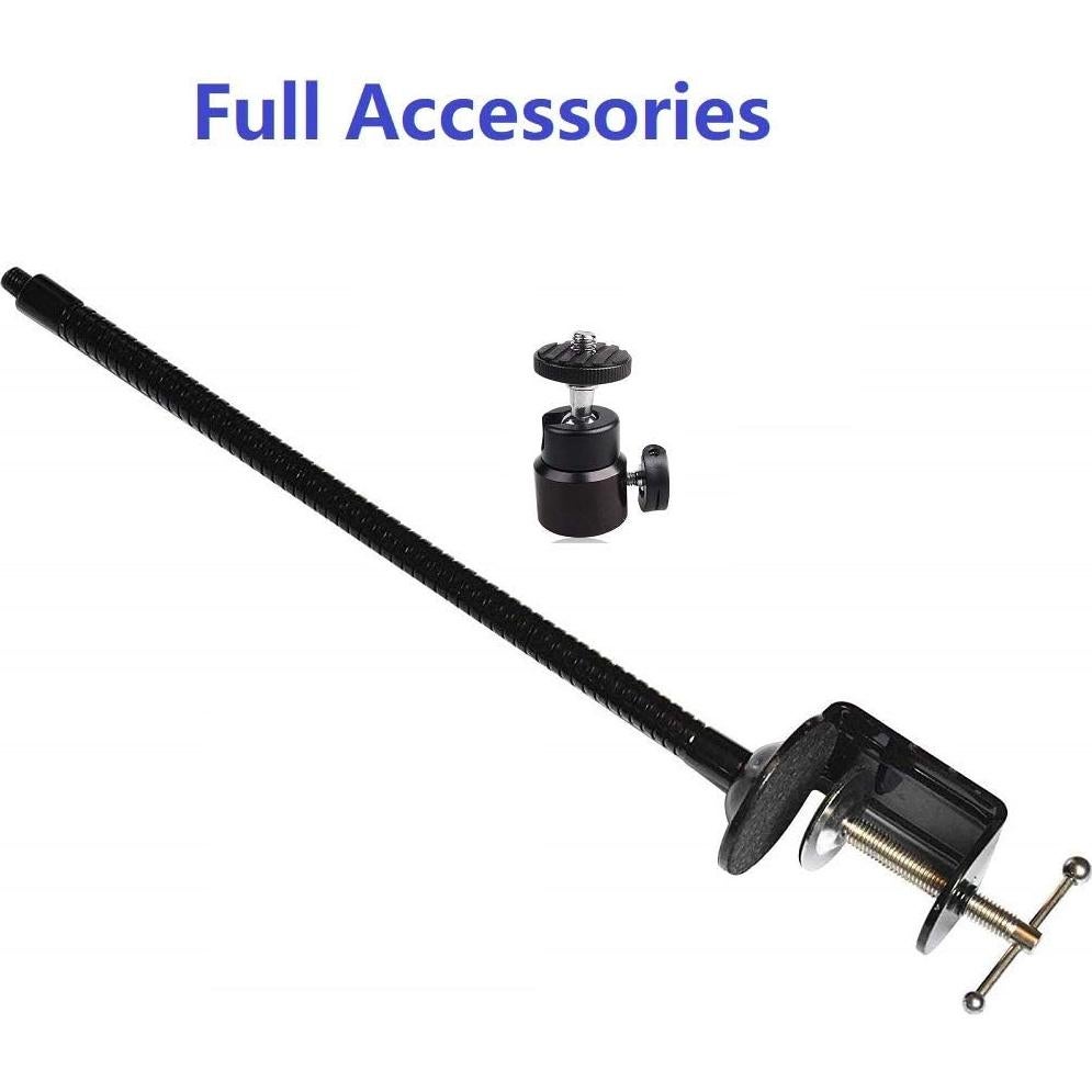 Soporte para Webcam AceTaken - Brazo Ajustable 64 cm Negro