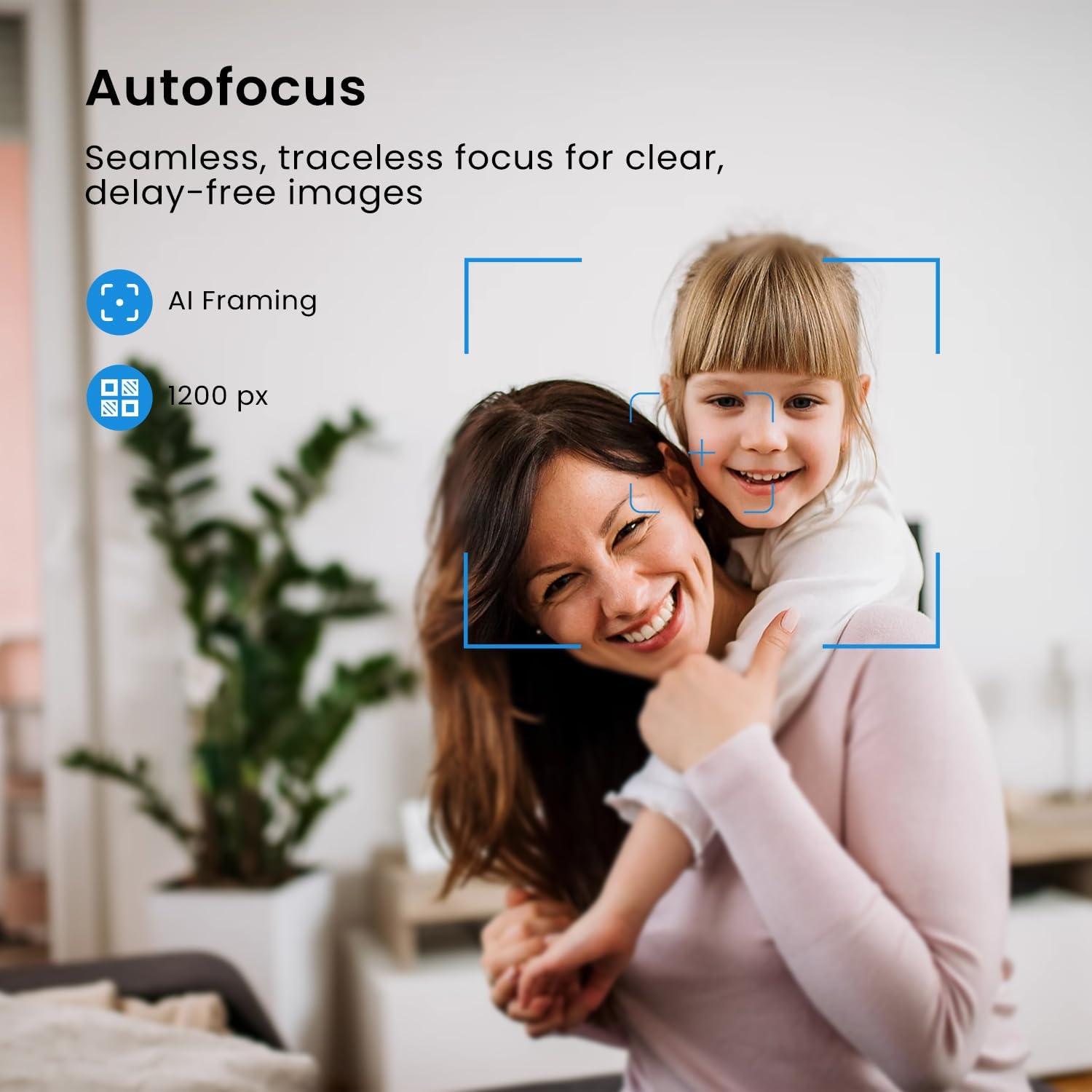 Webcam CIRICO UltraCam L43C 4K 48MP con Auto Zoom y Micrófono