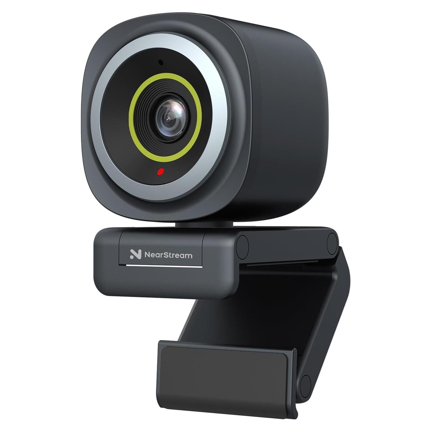 Cámara web 4K NearStream V08 con micrófono y FOV ajustable