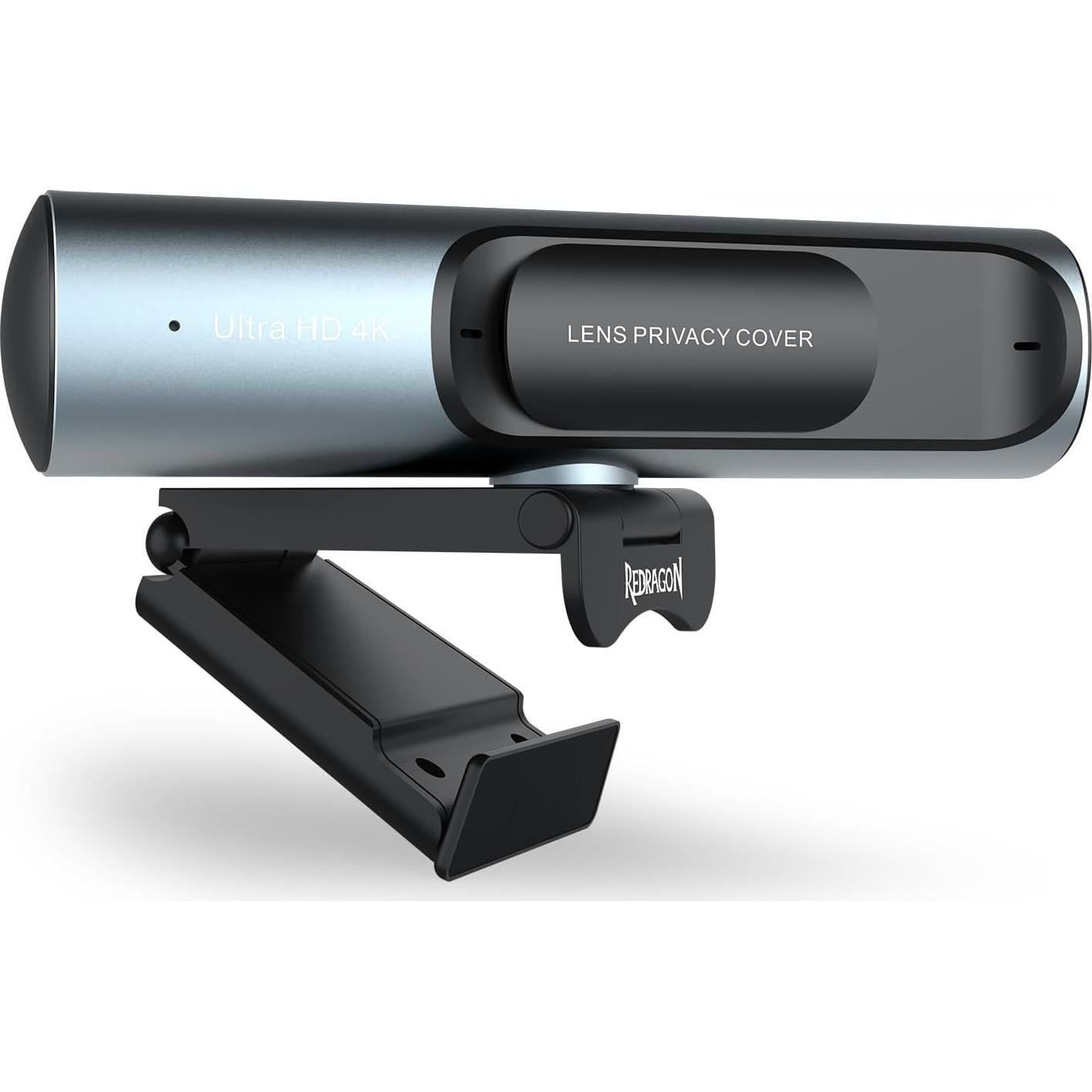 Webcam 4K Redragon GW911 con micrófono dual y enfoque automático