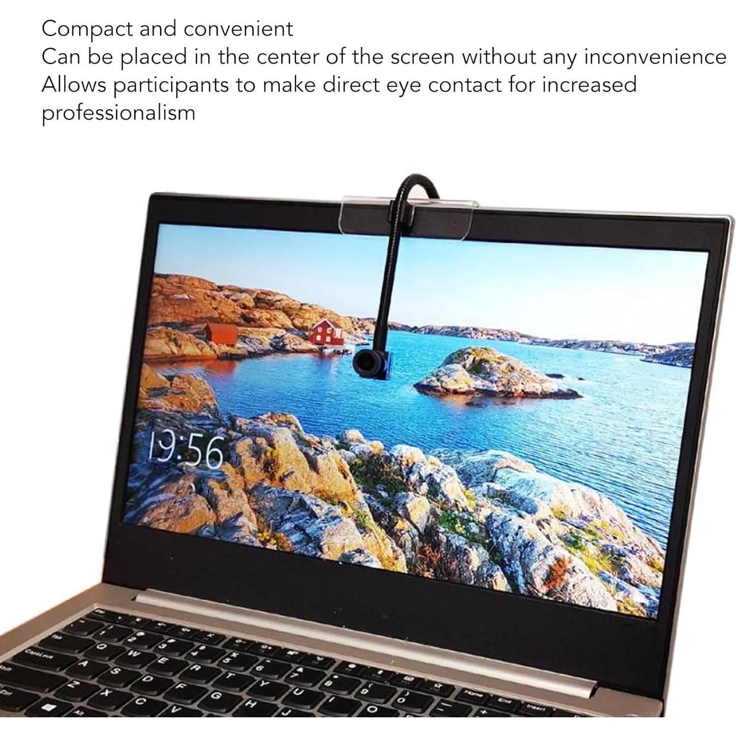 Webcam 1080P Jiawu con Micrófono Integrado y Enfoque Ajustable