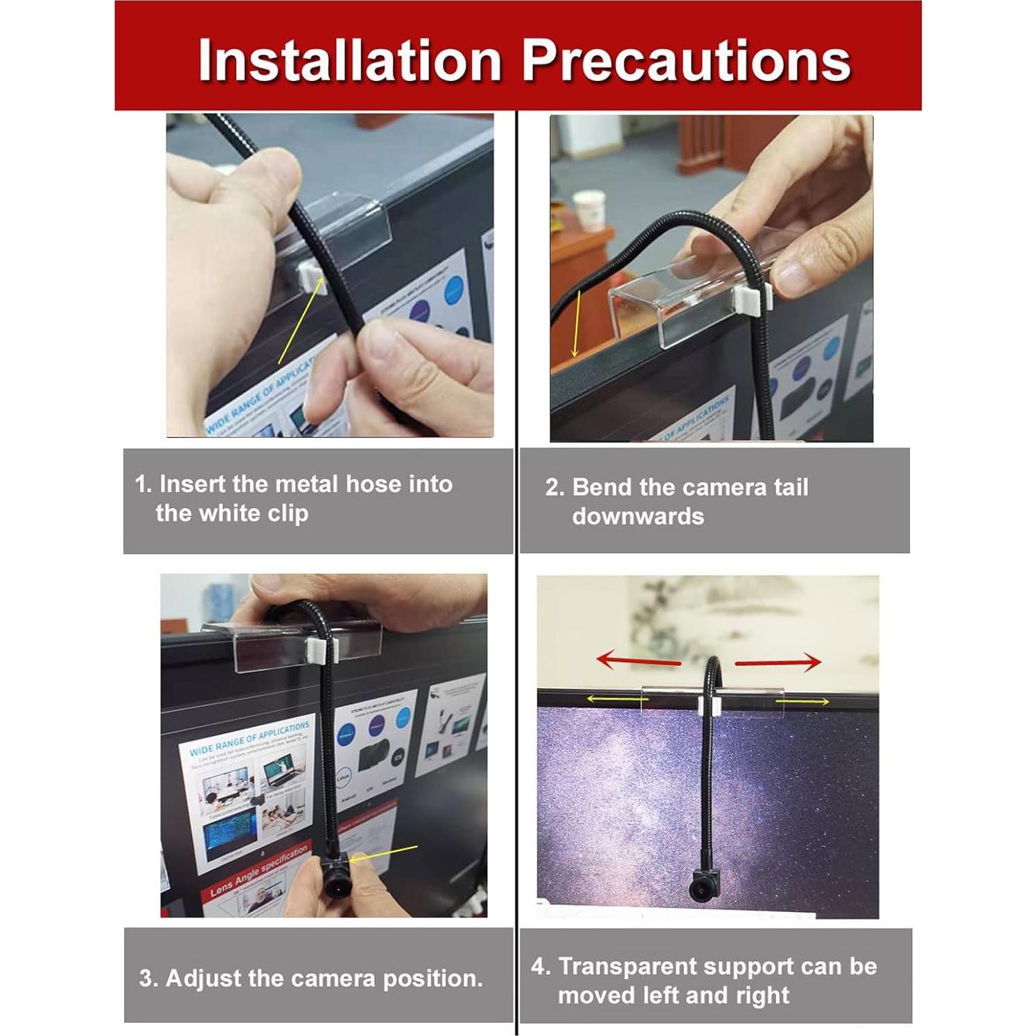 Webcam 1080P Jiawu con Micrófono Integrado y Enfoque Ajustable