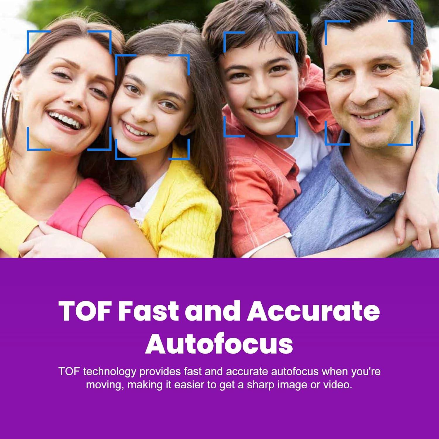 Cámara Web 4K Galyimage con Iluminación Ajustable y Autofoco