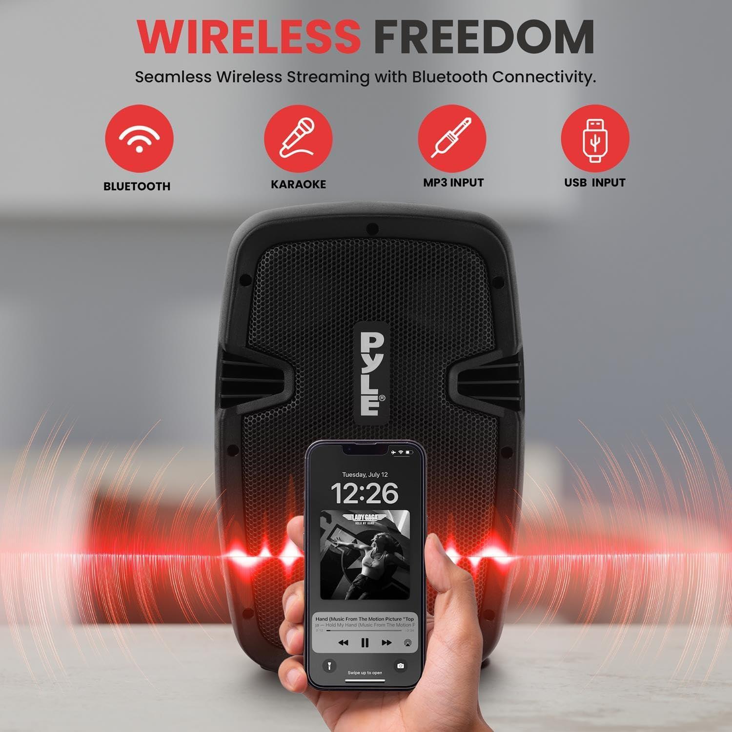 Sistema de Altavoces PA Pyle PPHP849KT.5 Activo y Pasivo 700W