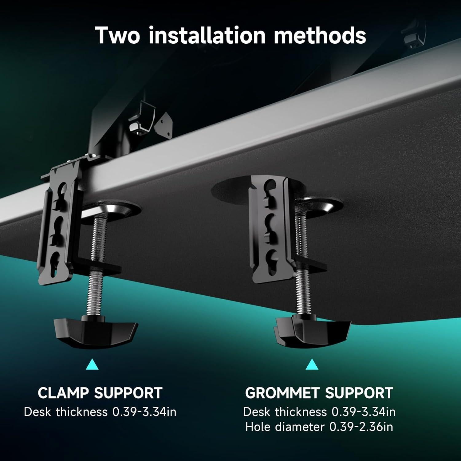 Soporte de Escritorio para Laptop Pholiten MD81V1TP001 2 en 1