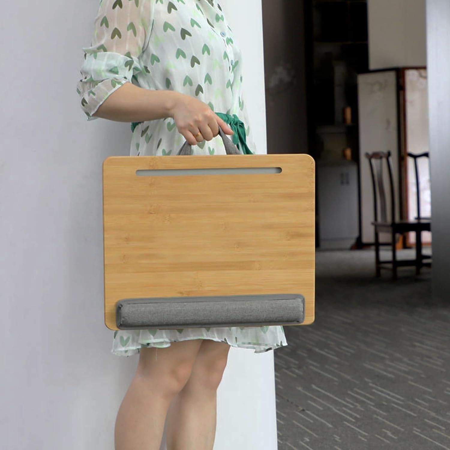 Escritorio de Regazo Ajustable SANJIMO para Laptop 39.62 cm