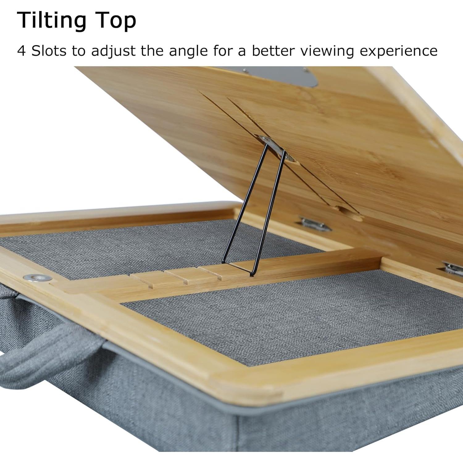 Escritorio de Regazo Ajustable SANJIMO para Laptop 39.62 cm