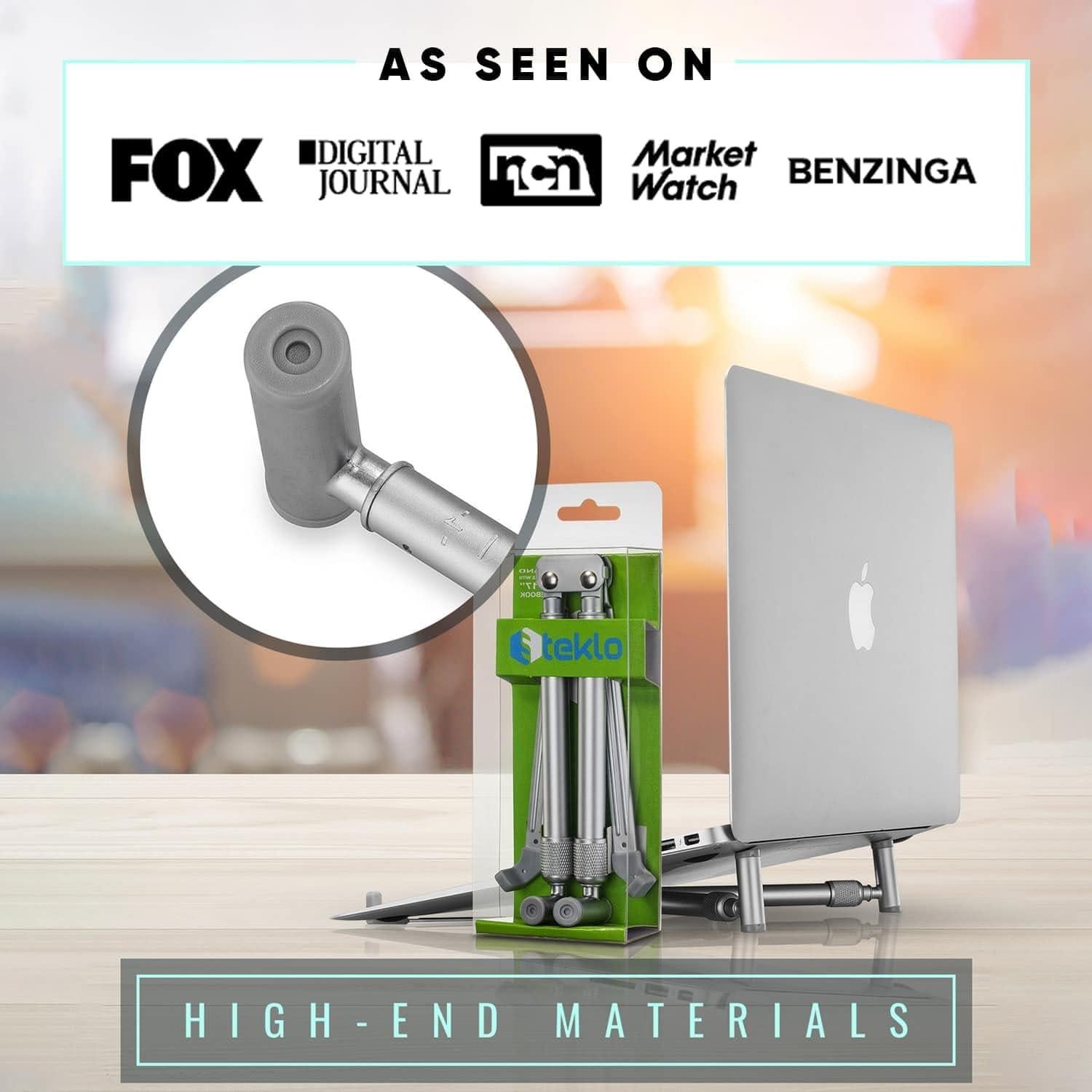 Soporte para Laptop Steklo X-Stand Ajustable Aluminio 12-17"