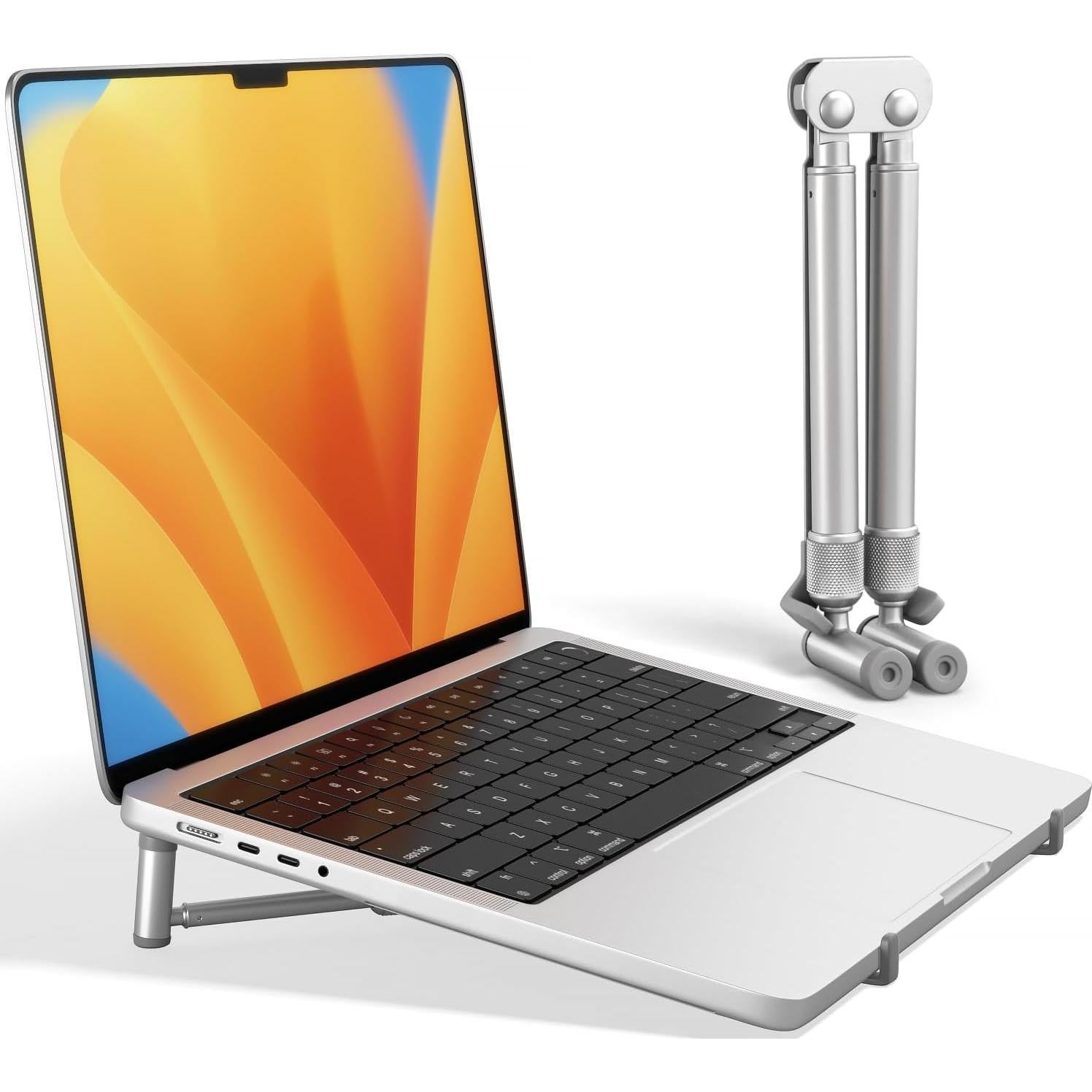 Soporte para Laptop Steklo X-Stand Ajustable Aluminio 12-17"