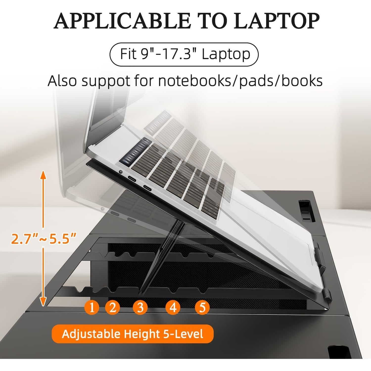Soporte para Monitor WESTREE Ajustable con Cajones 5 Niveles
