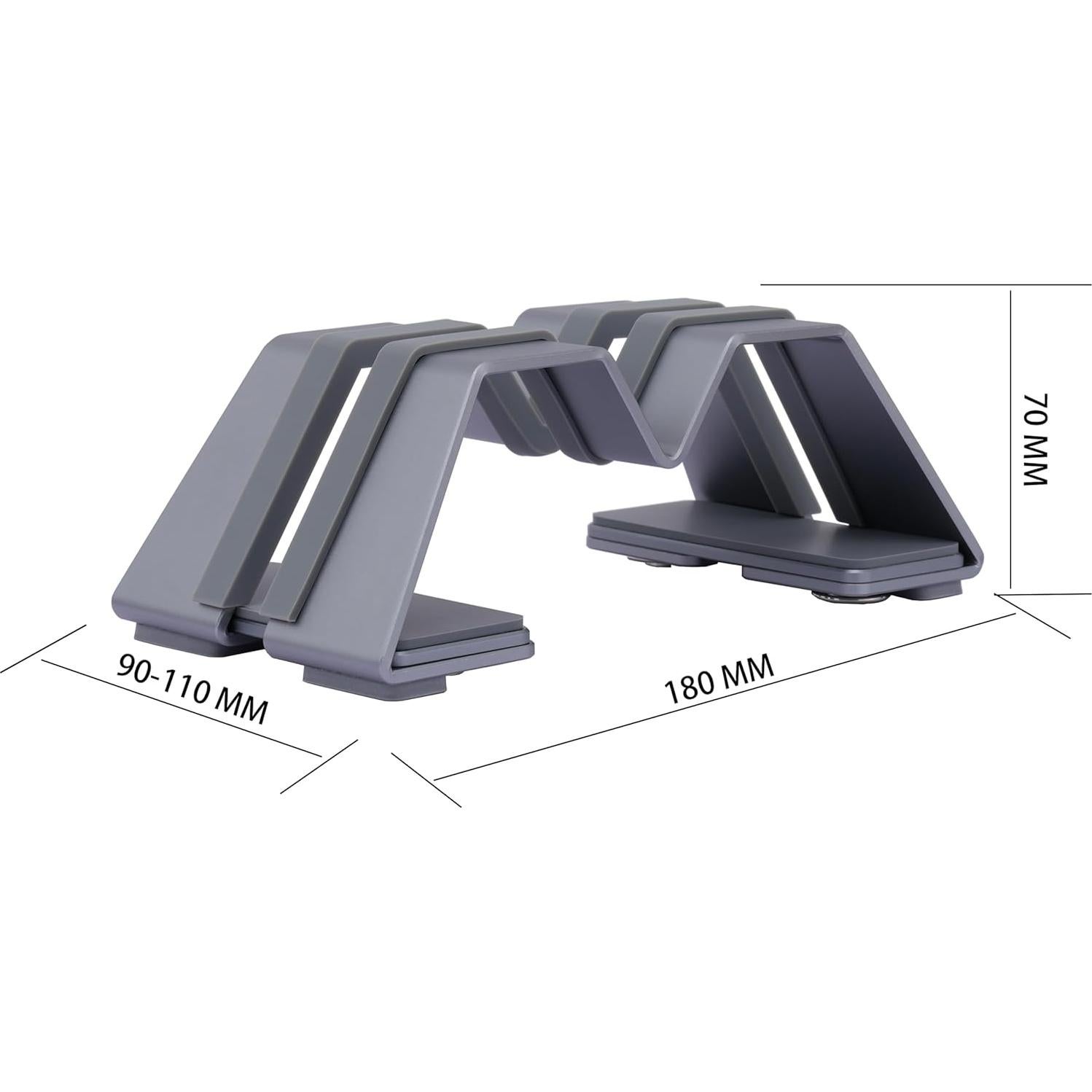 Soporte Vertical Ajustable para Laptop Psitek Mshap - Aluminio
