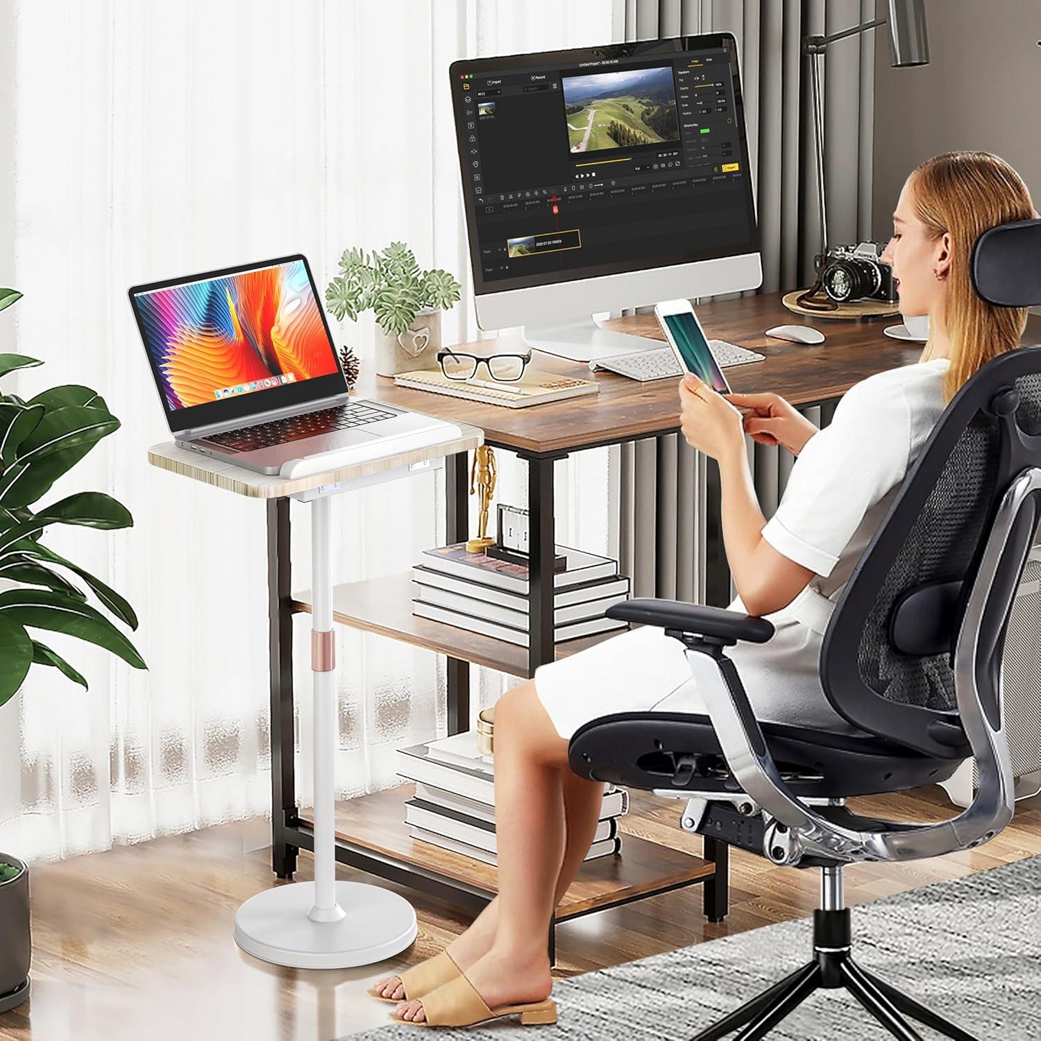 Soporte de Piso y Escritorio 2 en 1 NAMON Ajustable 41.91 a 129.54 cm