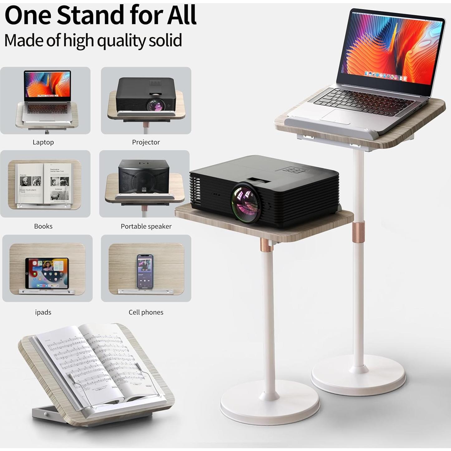 Soporte de Piso y Escritorio 2 en 1 NAMON Ajustable 41.91 a 129.54 cm