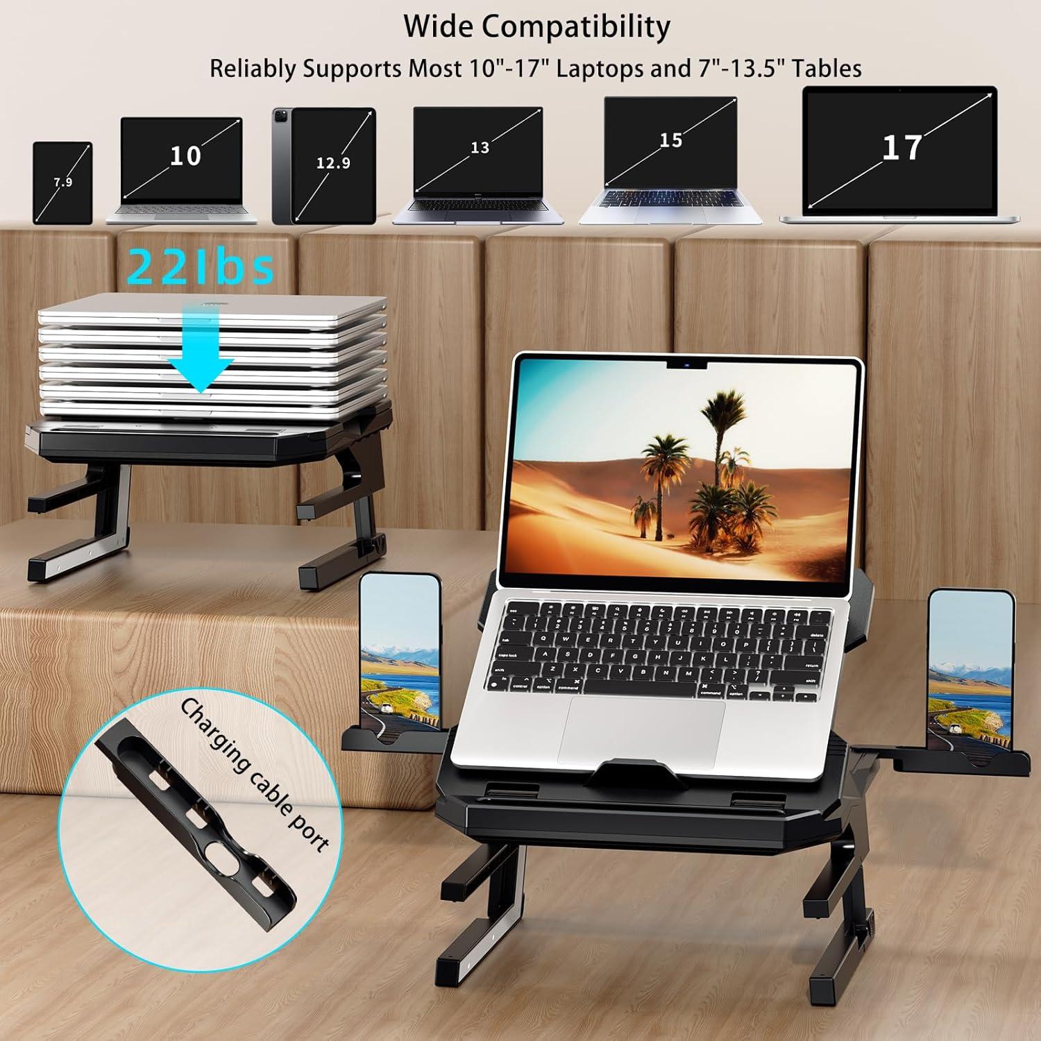 Soporte para Laptop OImaster 10-17" Ergonómico Plegable