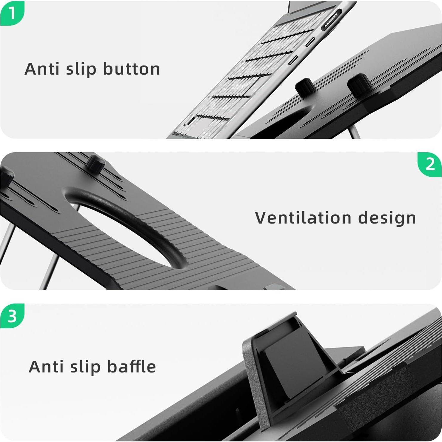 Soporte para Laptop OImaster 10-17" Ergonómico Plegable
