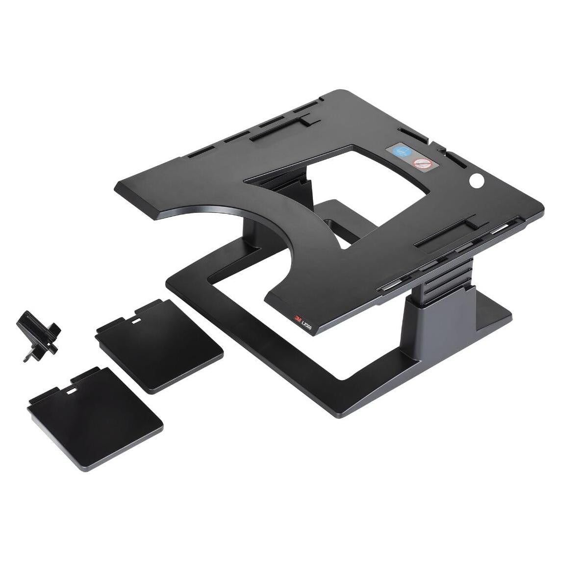 Soporte de Laptop Ajustable 3M LX500, Altura Ergonométrica 10-15 cm