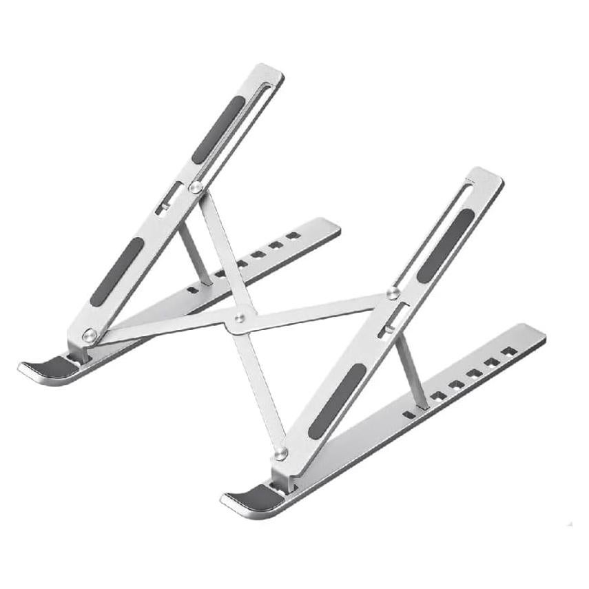 Soporte Ajustable para Laptop CASAMAX - Plegable y Ergonómico Plata