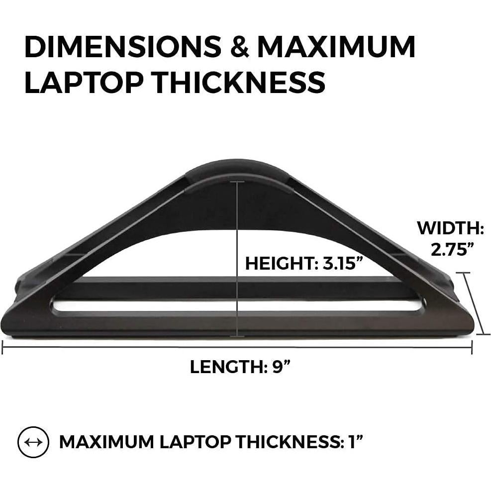 Soporte Vertical para Laptop HumanCentric Negro Ajustable