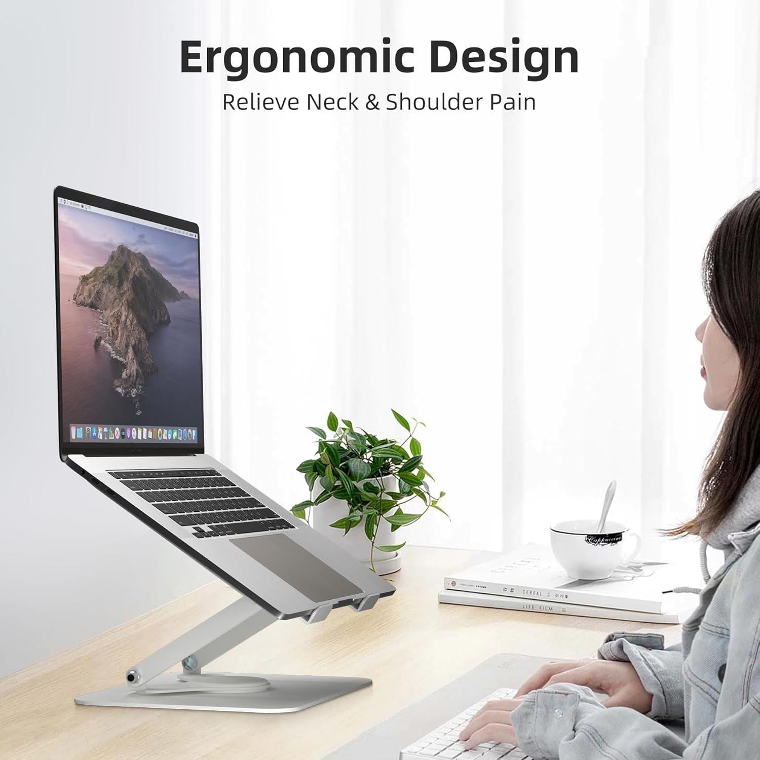 Soporte para Laptop Ajustable Suptek 11-17" Plegable 360°