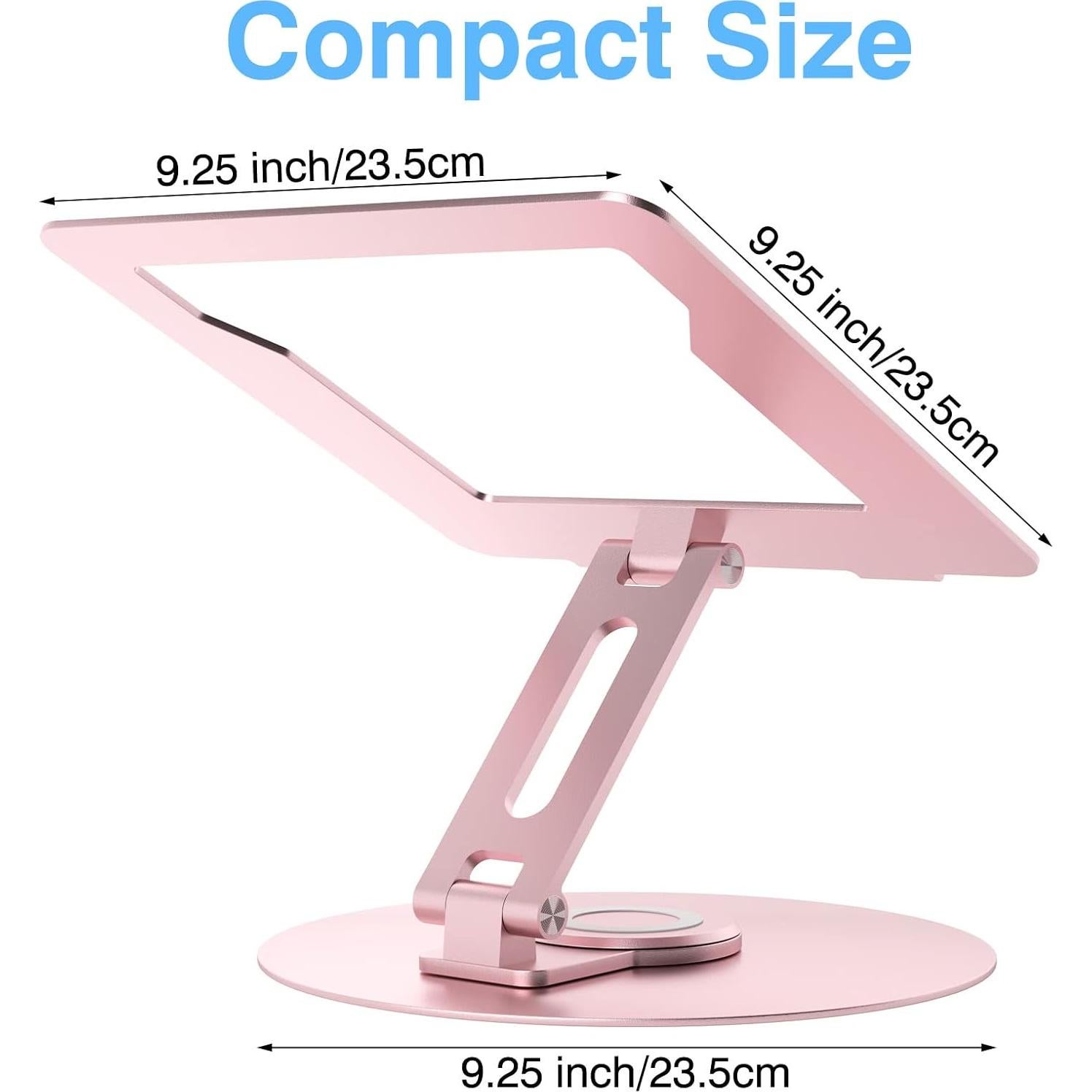 Soporte Giratorio para Portátil Epherie Rosa 10-17" Ajustable