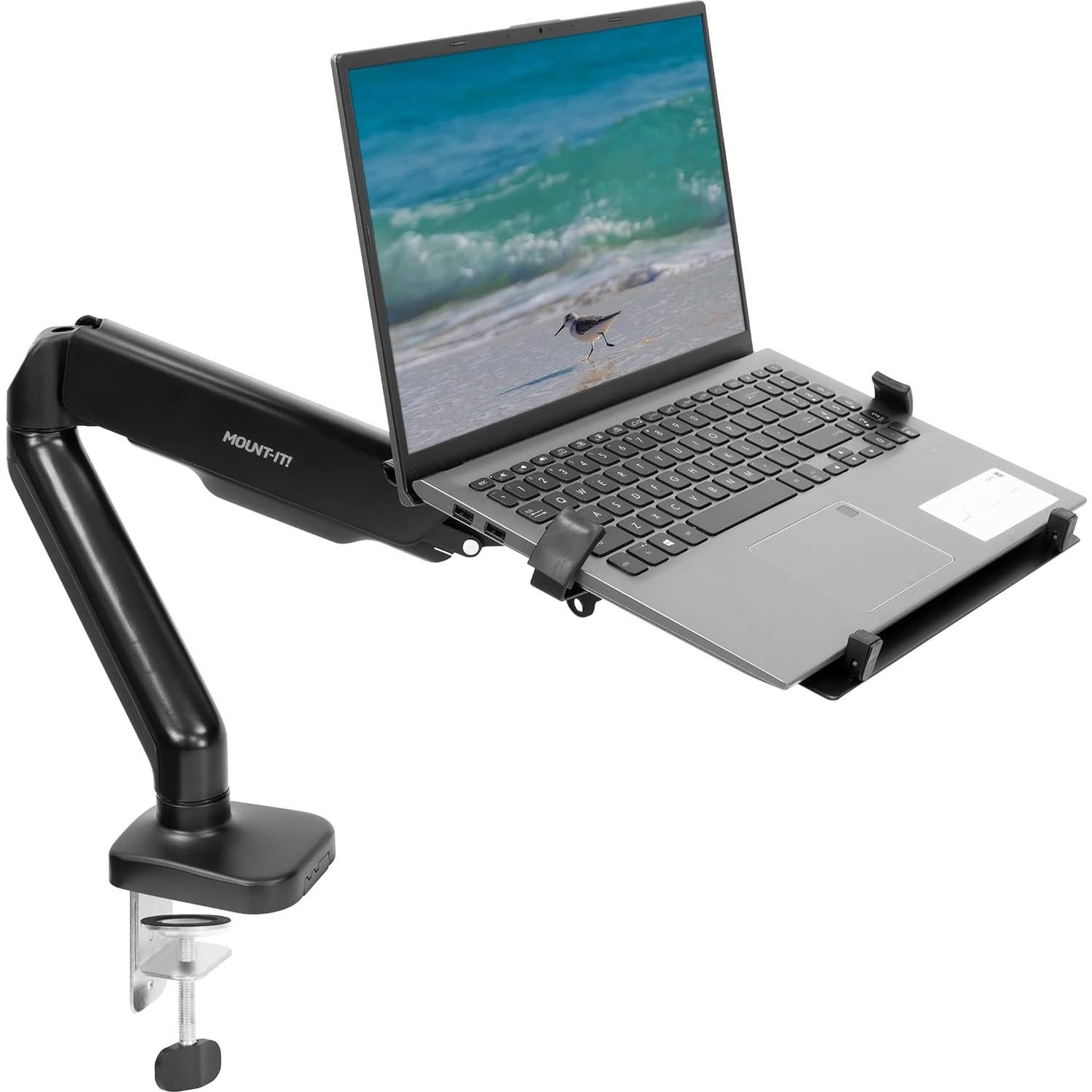 Soporte de Escritorio Ergonómico Mount-It! para Portátil 11-17"