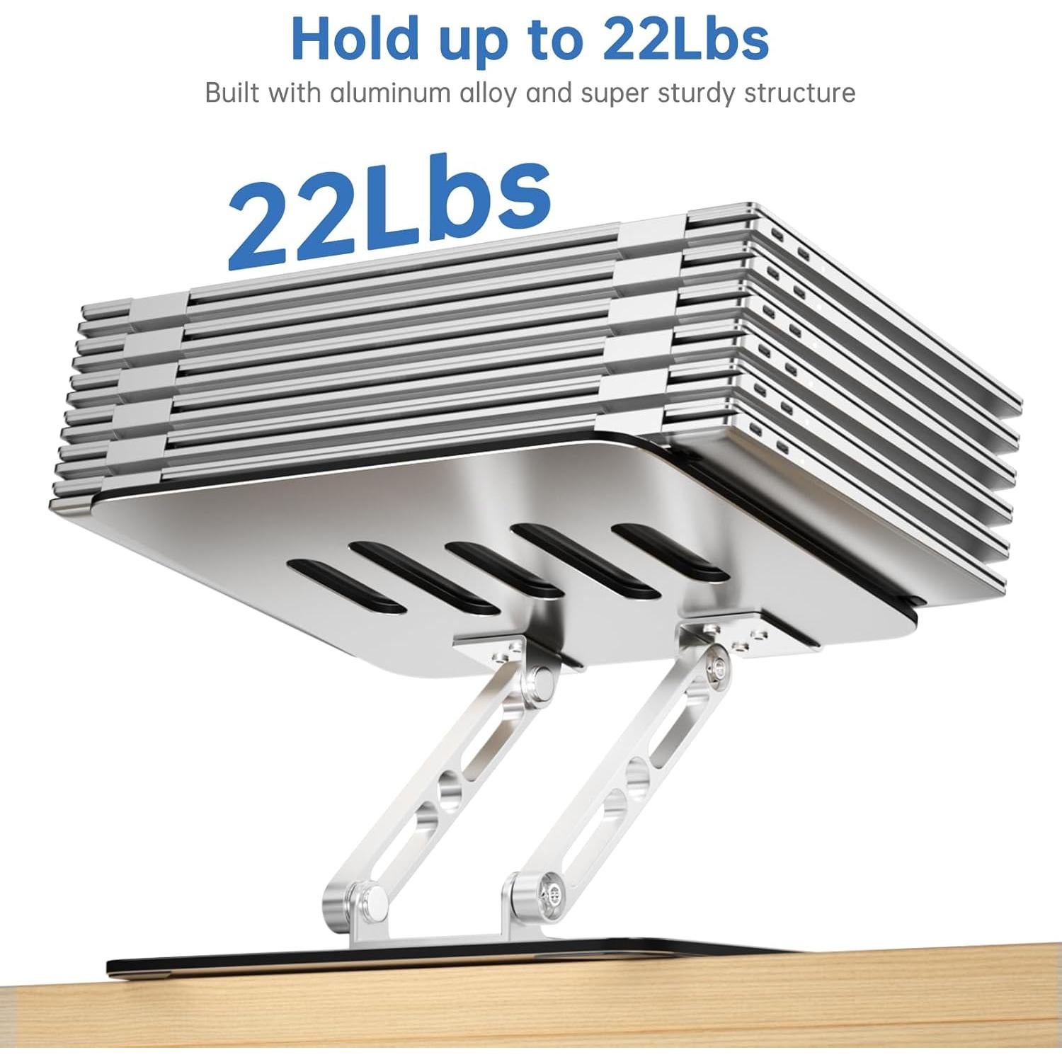 Soporte para Laptop Ajustable GleYo TM1 Ergonómico 30 cm