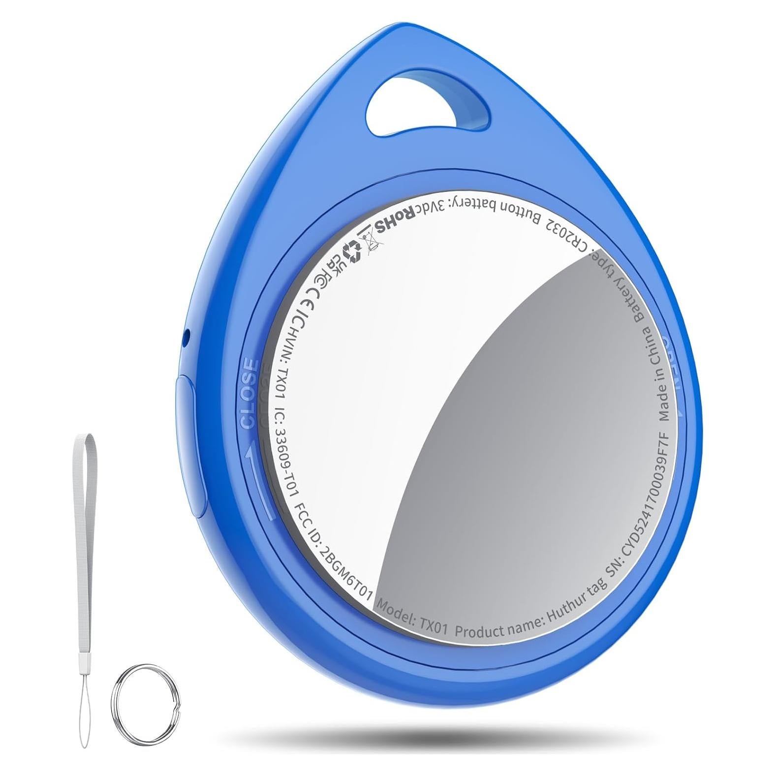 Etiqueta de Seguimiento Aéreo Bluetooth QCOQ Azul 1 Pcs