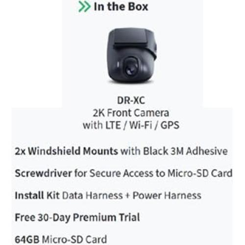 Cámara de Salpicadero Drone XC 2K con Wi-Fi y GPS