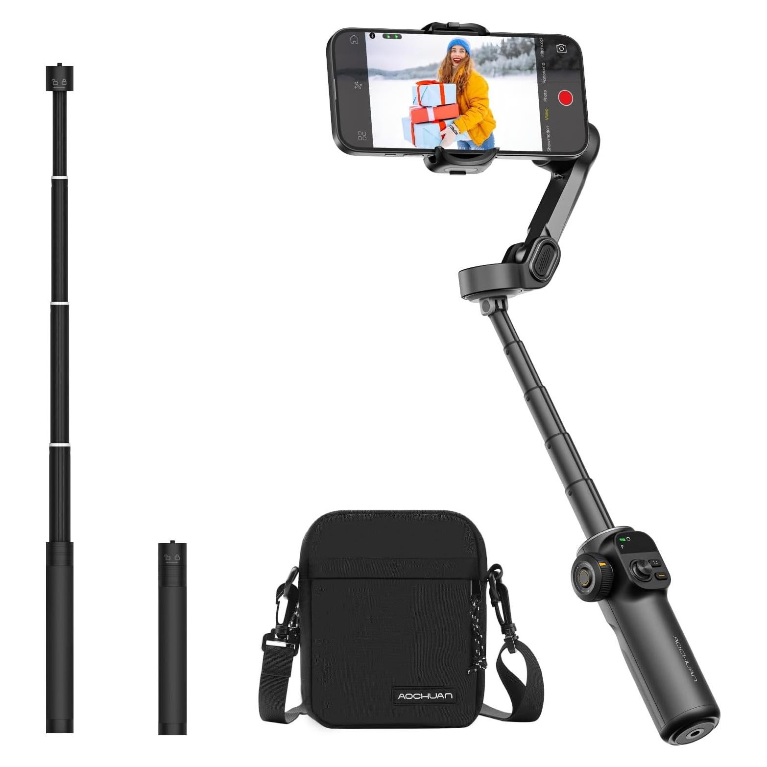 Estabilizador de Cardán 3 Ejes Smart X2 con Varilla y Bolsa