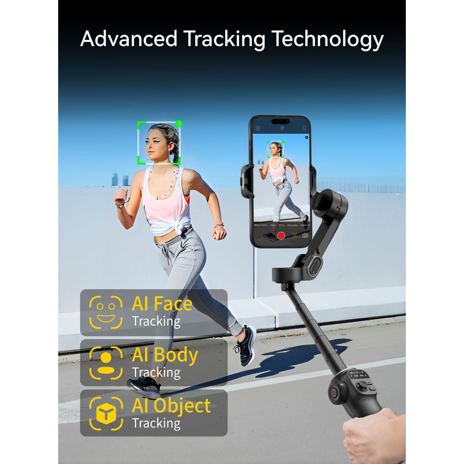 Estabilizador de Cardán 3 Ejes Smart X2 con Trípode Ajustable