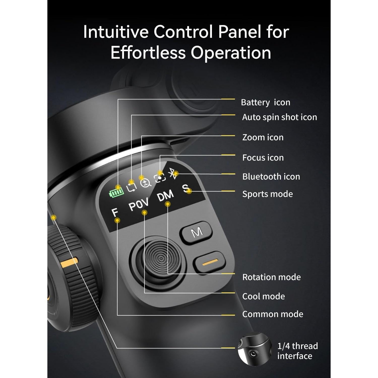 Estabilizador de Cardán 3 Ejes Smart X2 con Trípode Ajustable