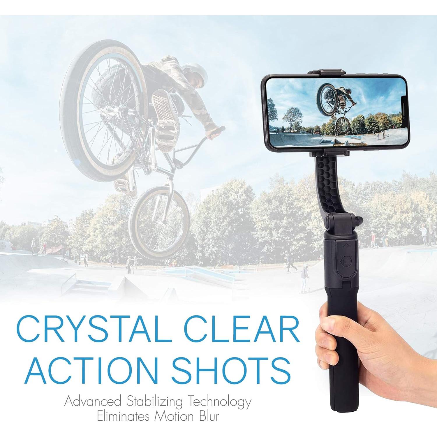 Gimbal Estabilizador para Smartphone Realm RLMS5BK con Trípode