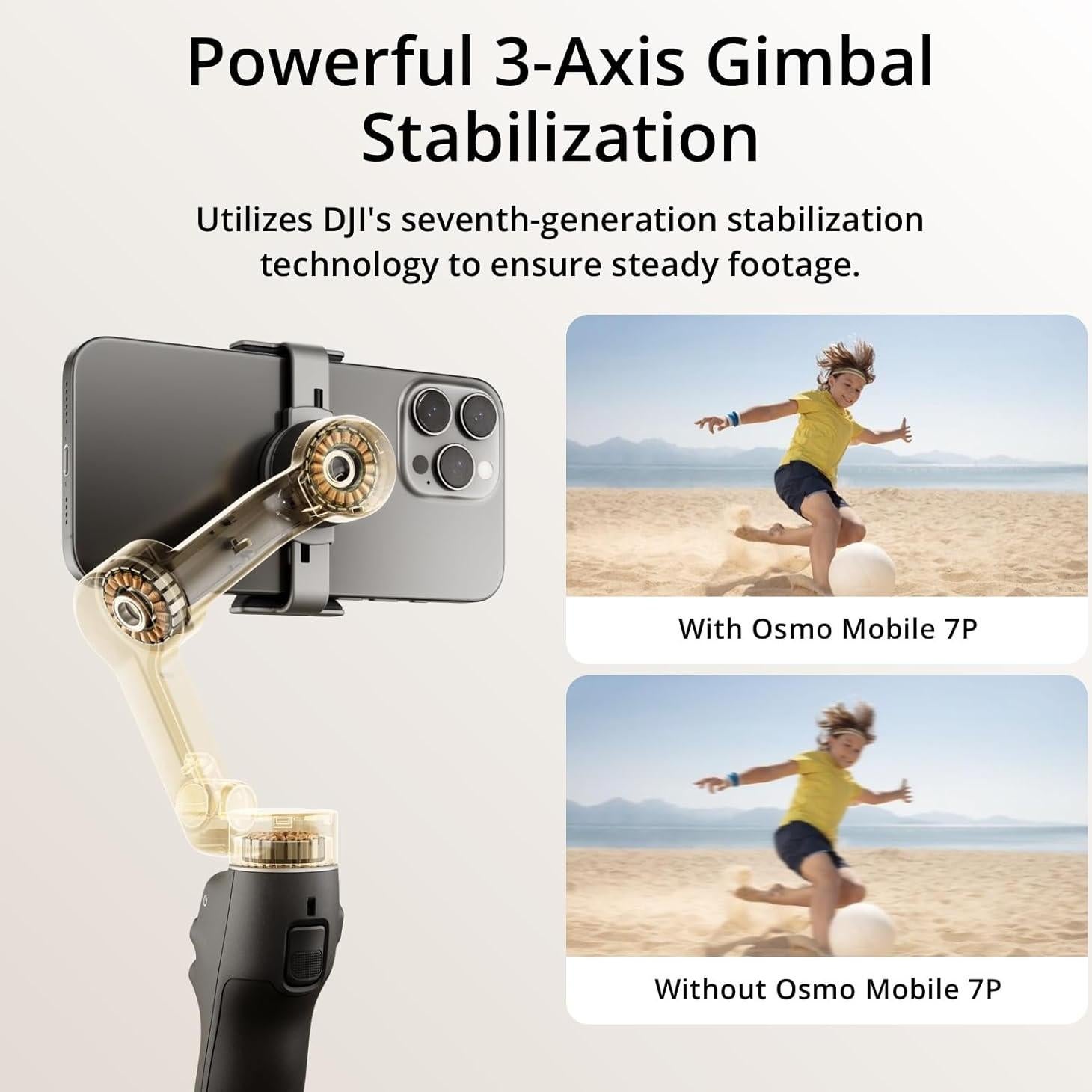 Estabilizador de Cardán DJI Osmo Mobile 7P para Smartphone