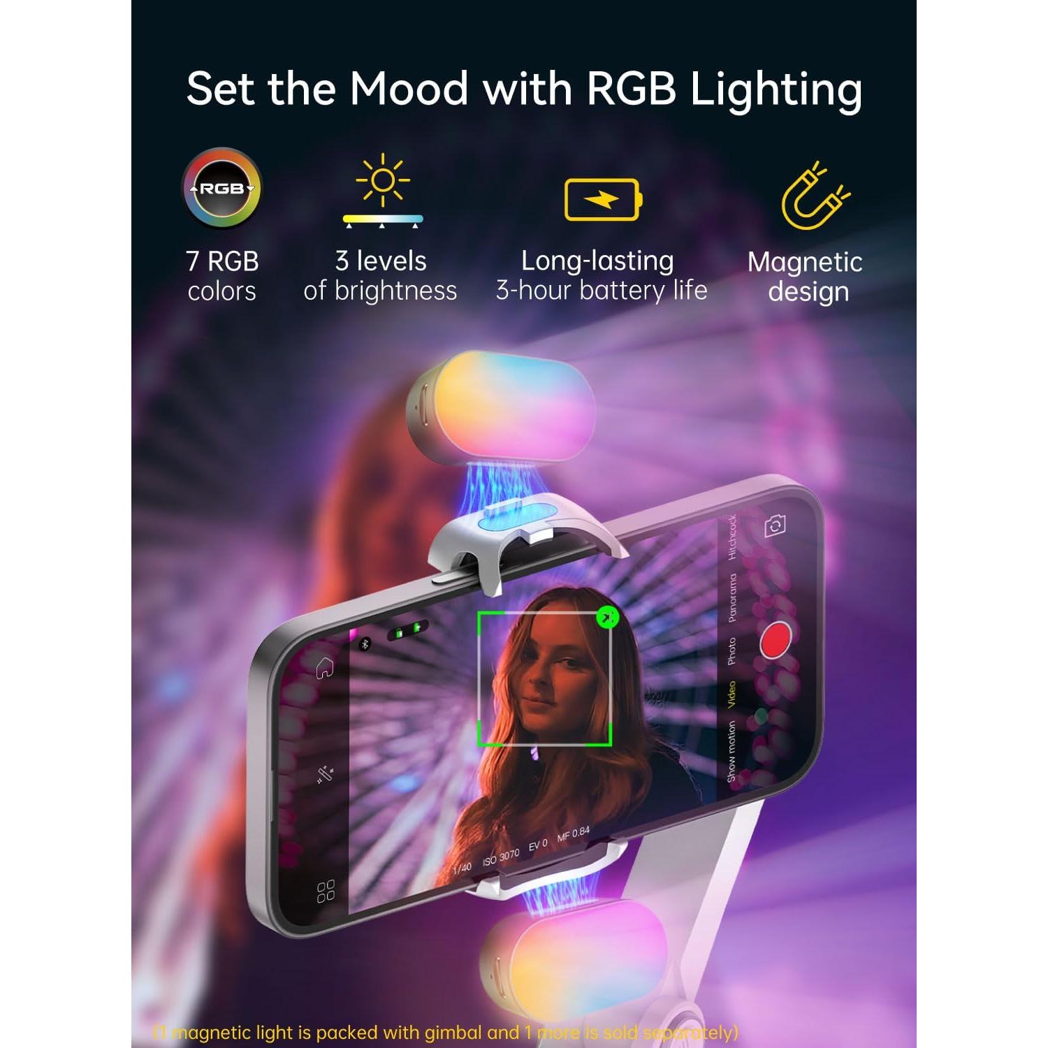 Estabilizador de Cardán 3 Ejes Smart X2 con Bolsa y Varilla 19.81 cm