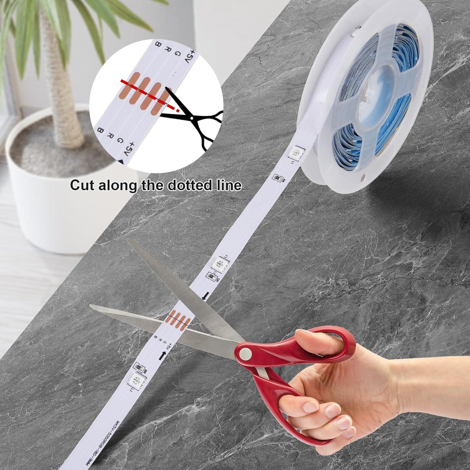 Tira de Luz LED Inteligente BEMAKER MK12311 RGBW Control Voz