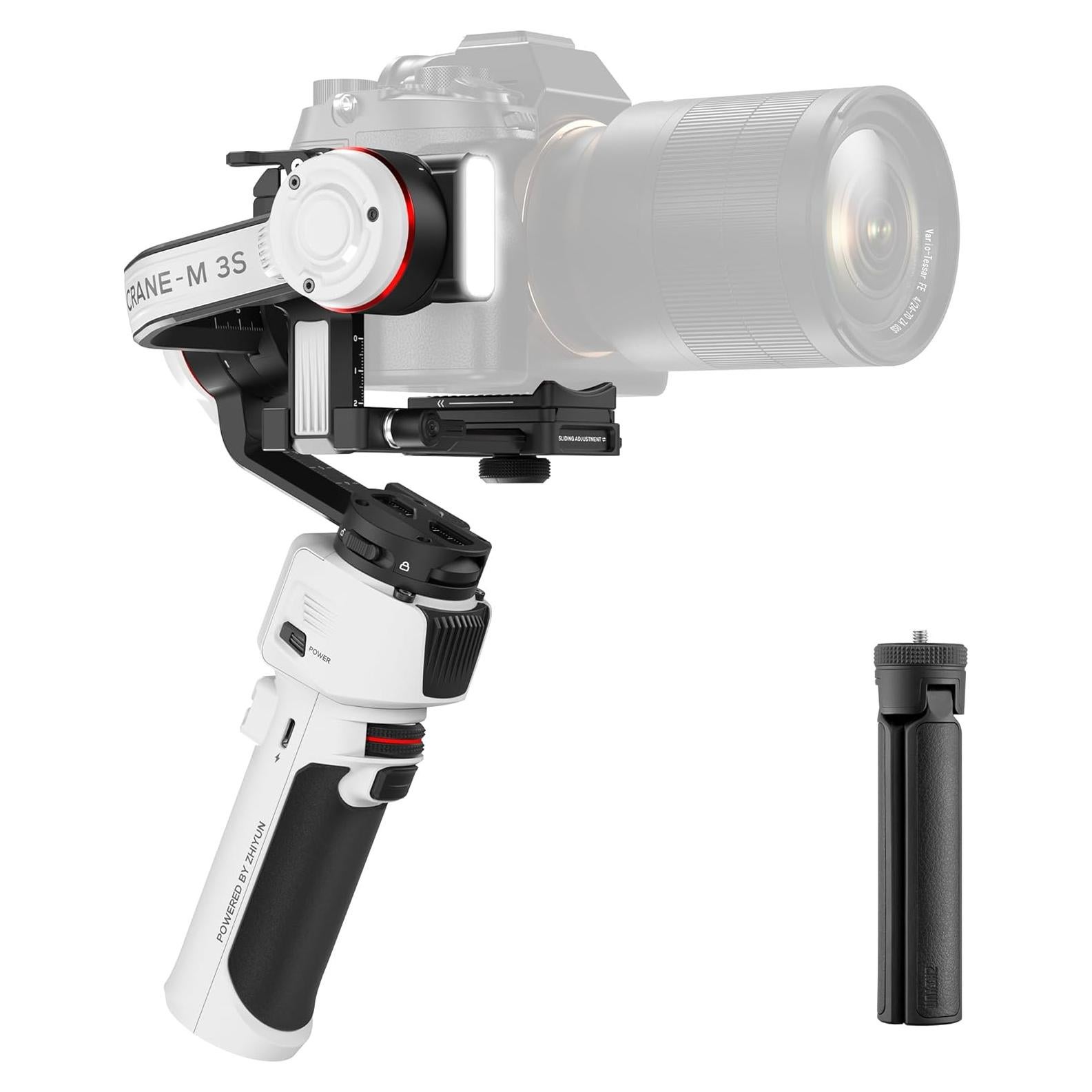 Estabilizador de Cámara ZHIYUN Crane M3S 3 Ejes con Luz y Control Bluetooth