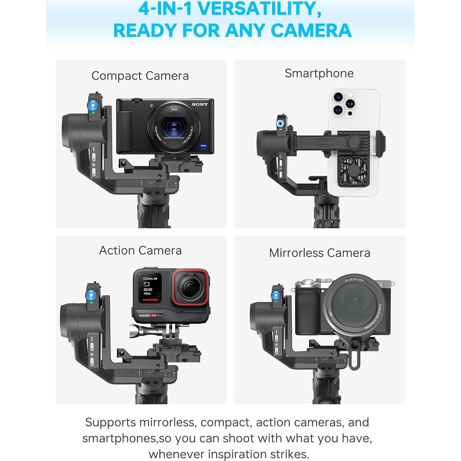 Estabilizador de Cámara FeiyuTech SCORP Mini 3 Pro Kit - 2kg