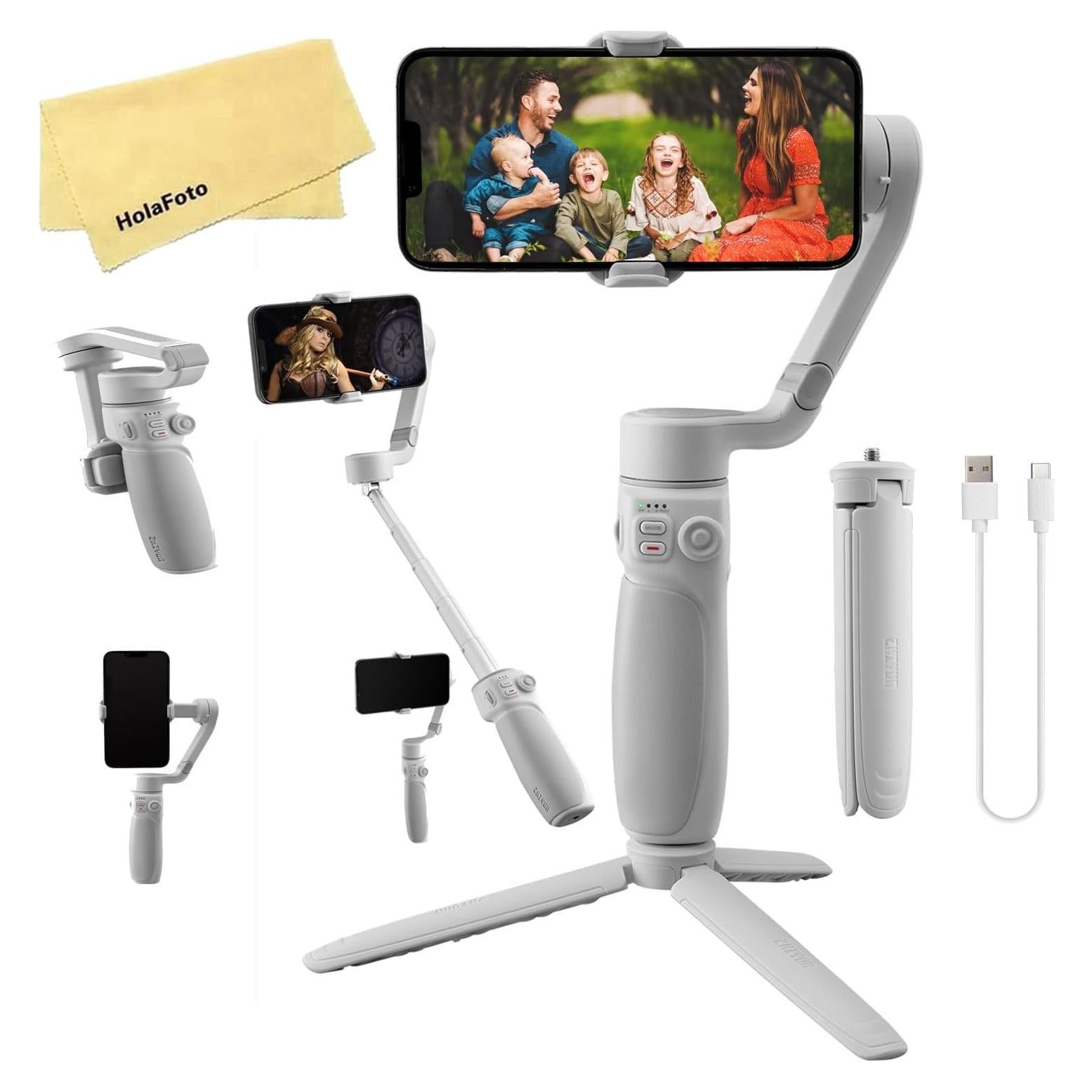 Estabilizador Zhiyun Smooth Q4 para Smartphone Plegable 3 Ejes