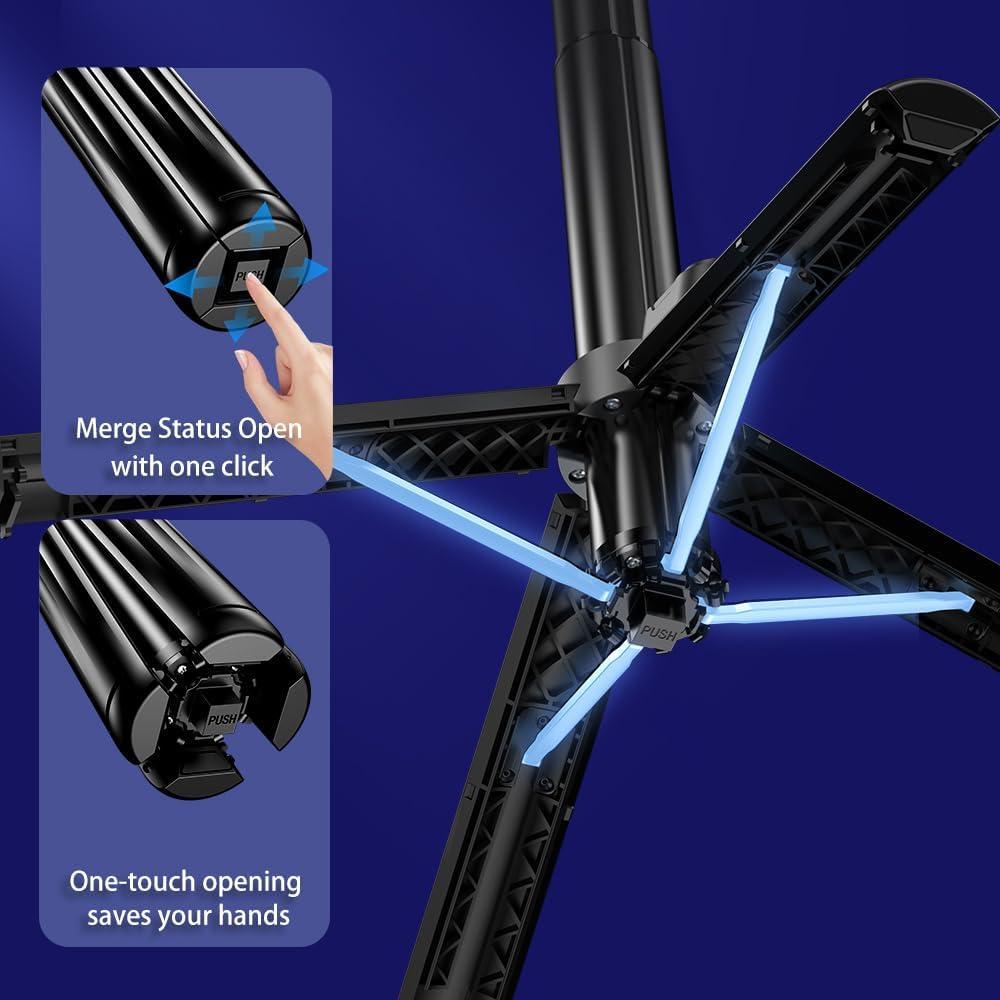 Estabilizador Gimbal Desiontal US-Q31 con Trípode y Luz LED