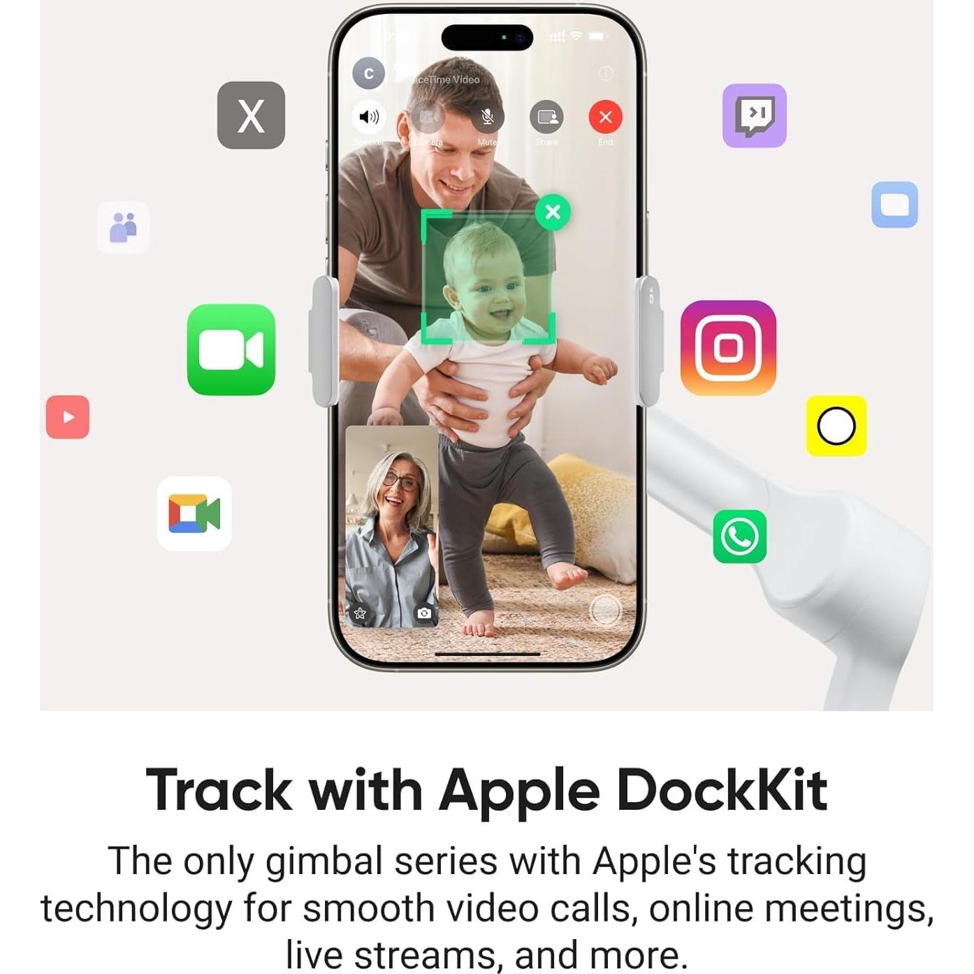 Insta360 Flow 2 Pro - Gimbal Estabilizador para Smartphone 3 Ejes